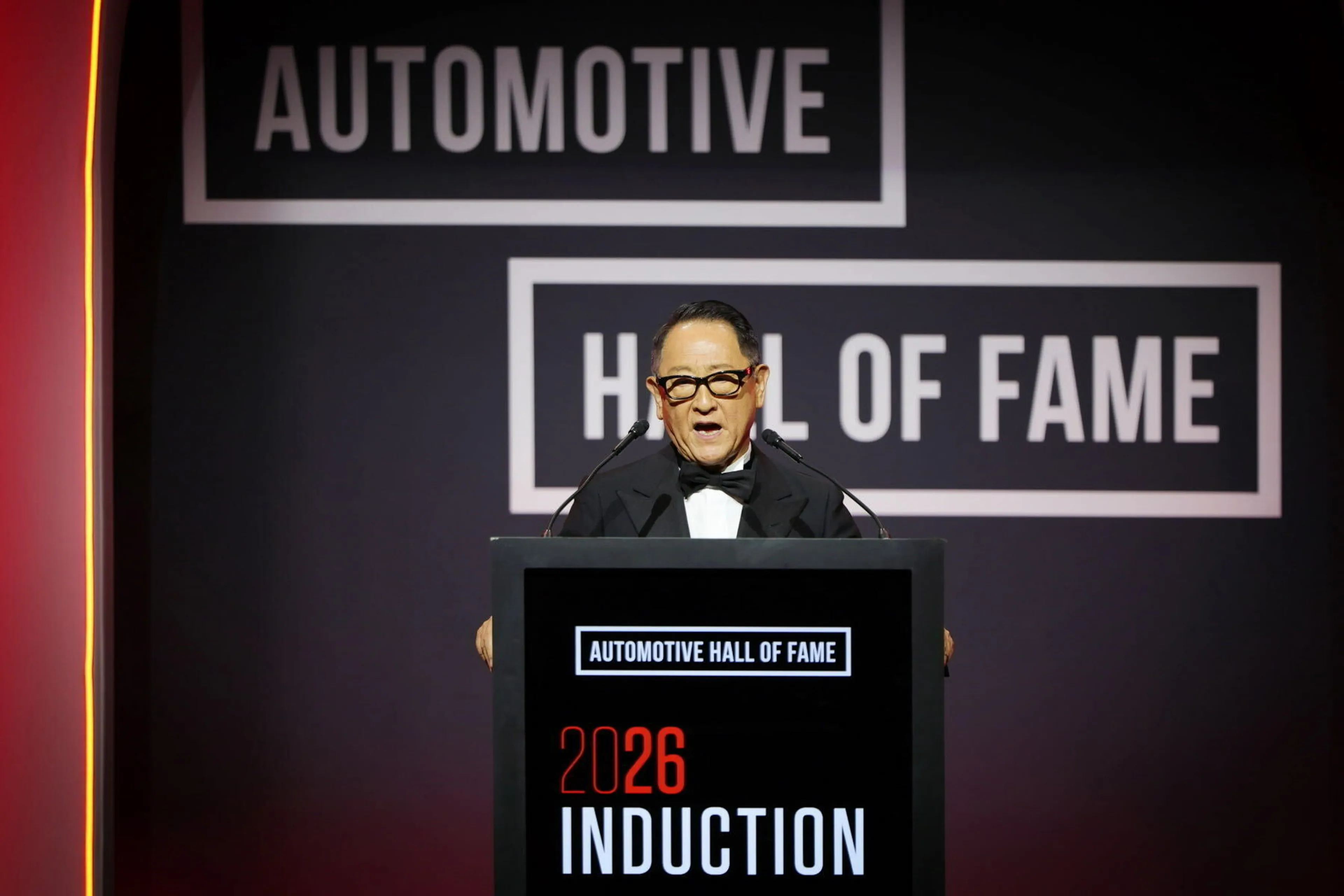 Toyota Chairman calls for greater industry collaboration in Automotive HoF speech