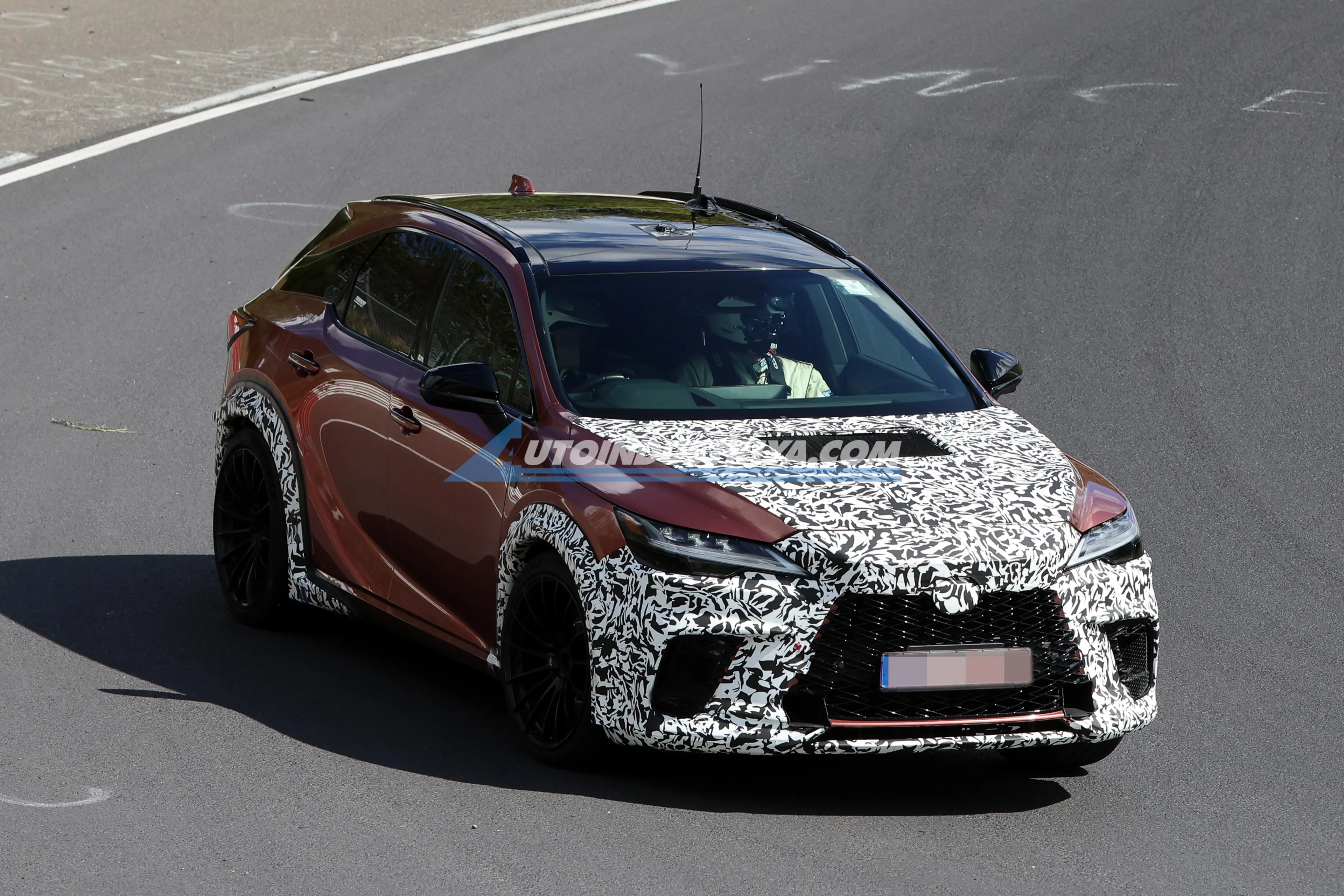 Rumored Lexus RX Morizo RR spied hot lapping the Nürburgring