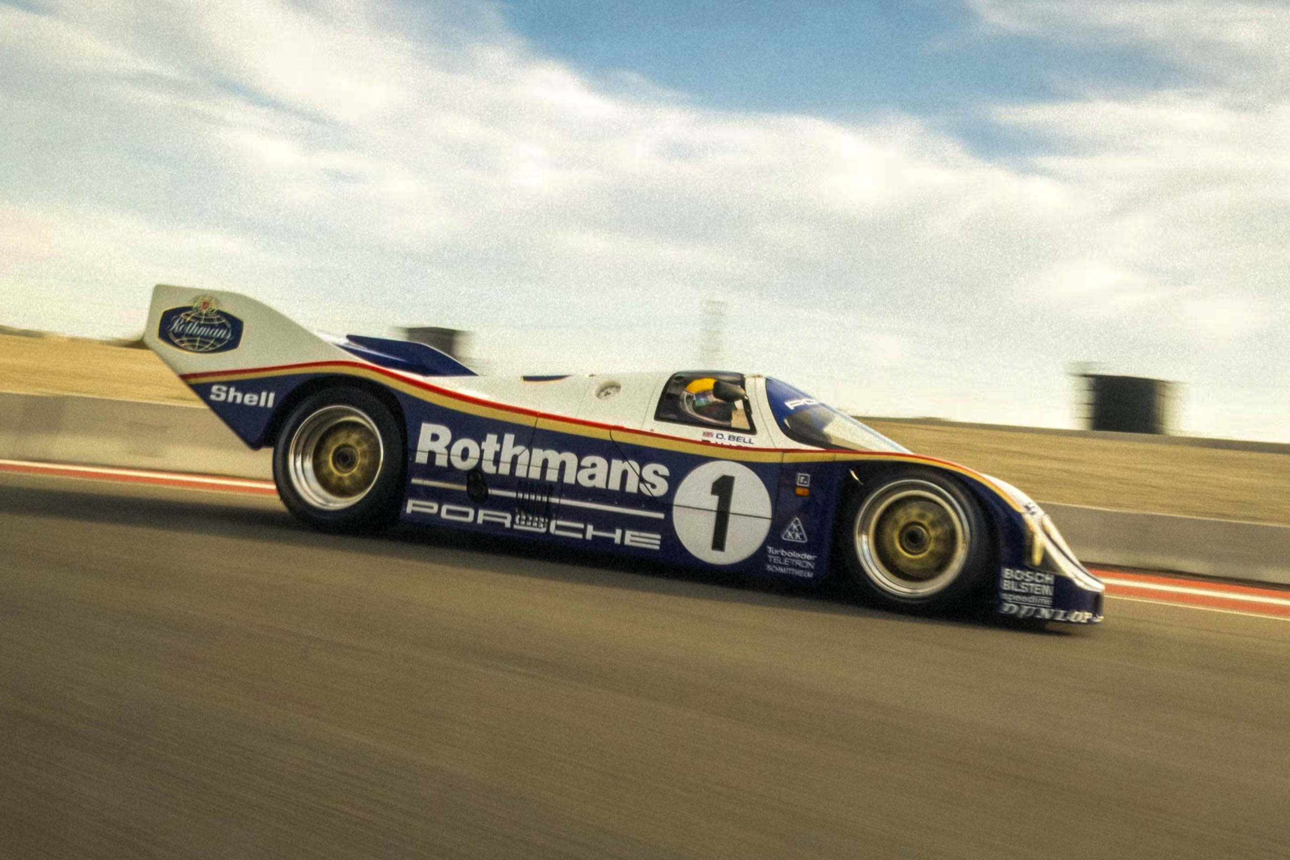 1 of 9 factory-built Porsche 962 returns to the track