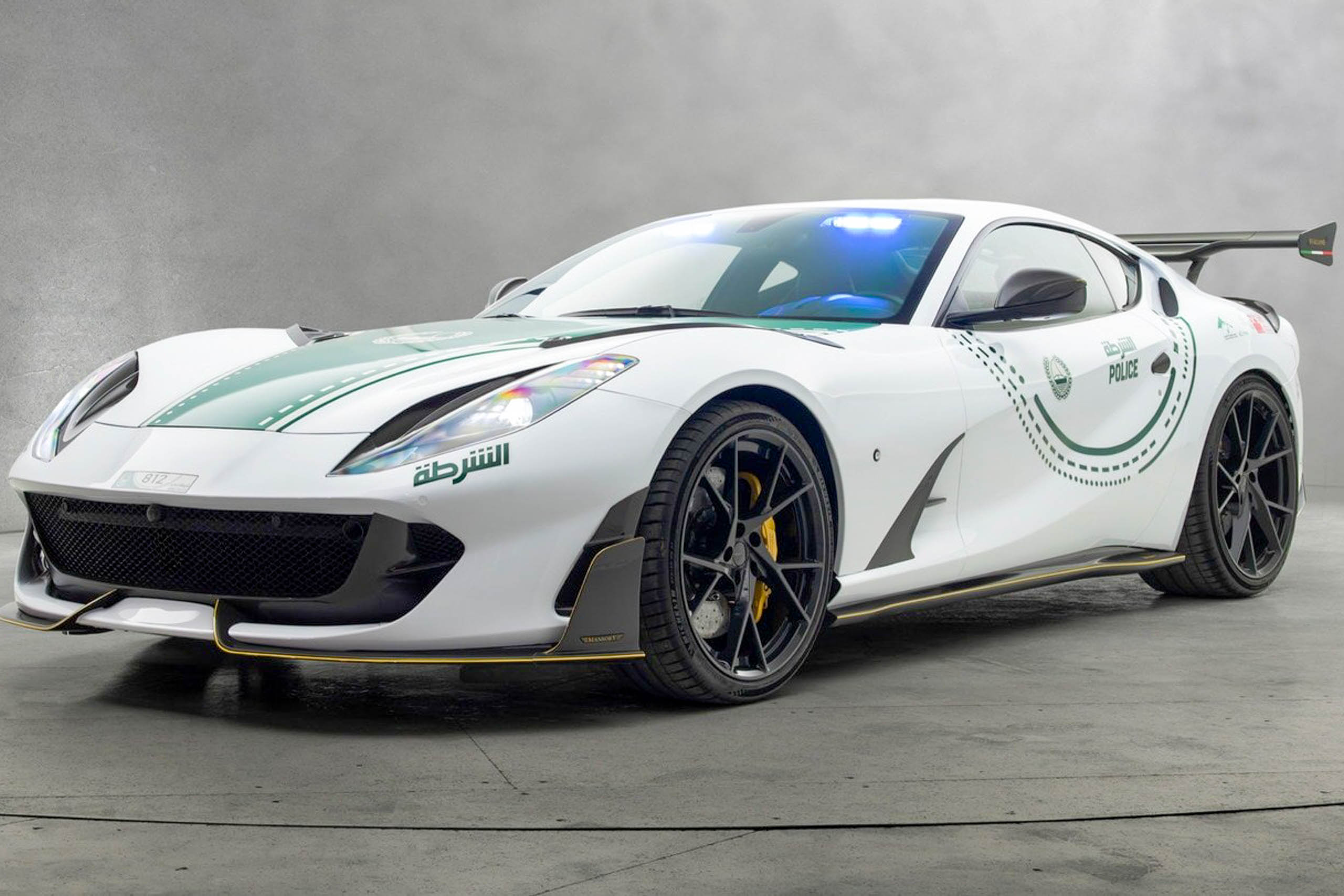 Speeders beware: Dubai Police adds 800 PS Mansory Ferrari 812 Superfast to its fleet
