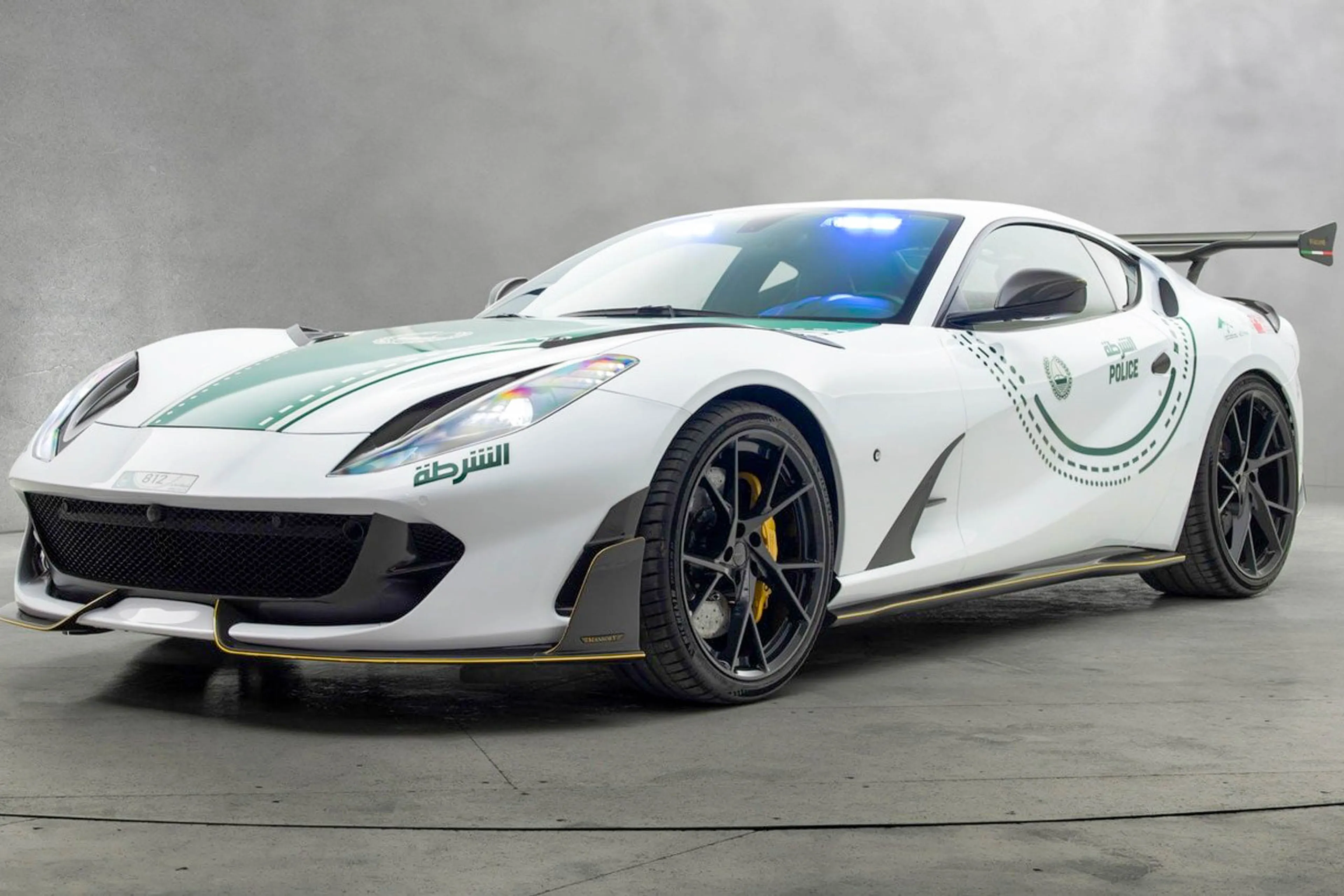 Speeders beware: Dubai Police adds 800 PS Mansory Ferrari 812 Superfast to its fleet