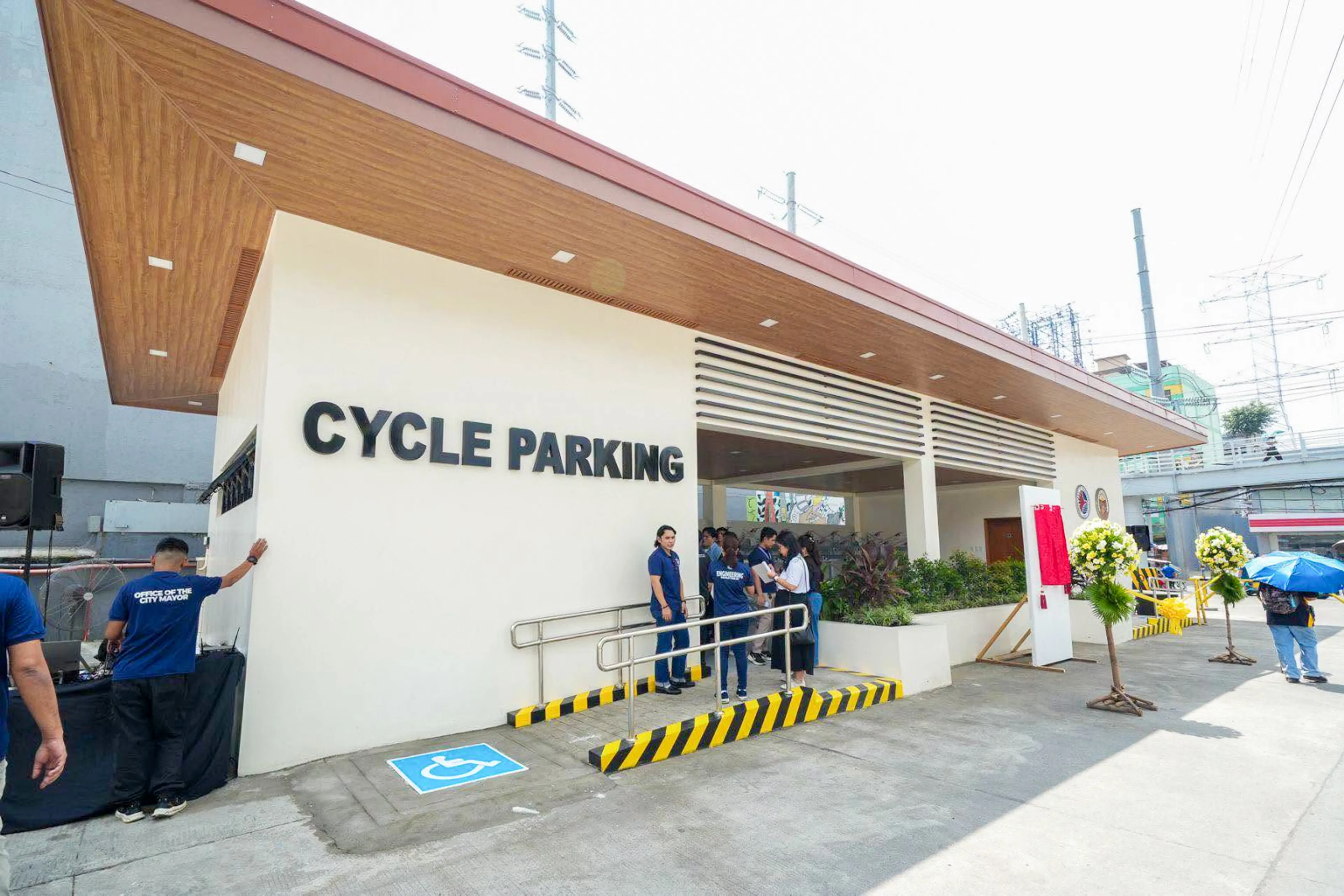 Bike, then commute: DOTr, Muntinlupa LGU open bicycle parking facility in Alabang terminal
