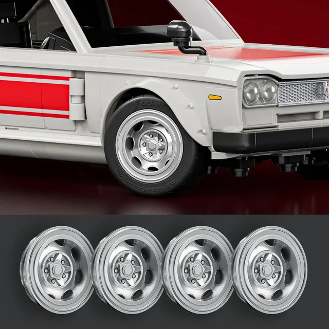 Nissan Skyline GT-R Hakosuka gets Mattel Brick Shop scale replica ...