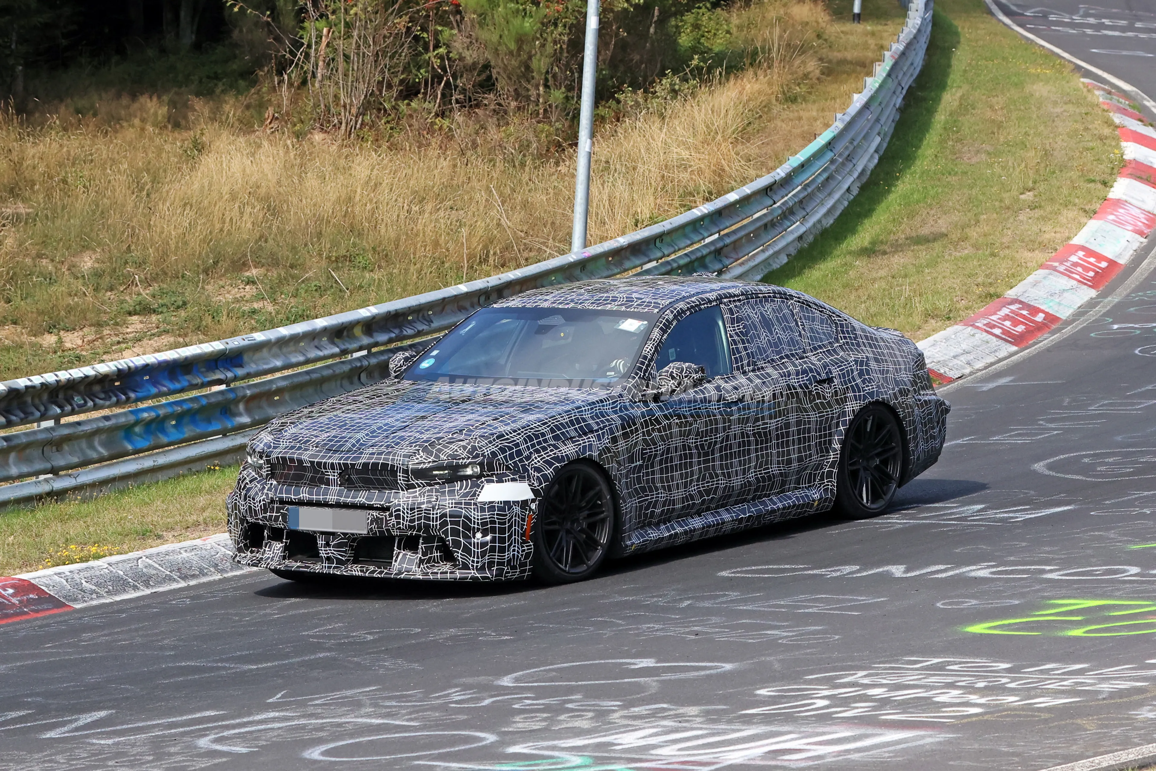SPIED: BMW busy testing Neue Klasse M5 at the Nürburgring