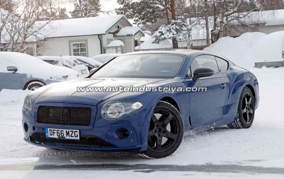 Spied: 2018 Bentley Continental GT shows more details