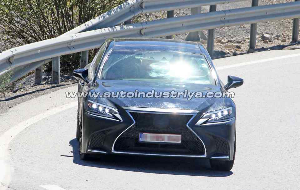 Spied: Will Lexus give the LS flagship more power?