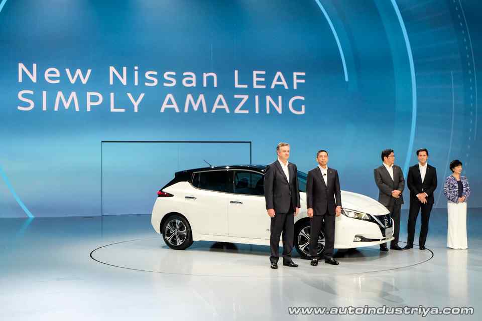 2018 Nissan Leaf makes world premiere, gets 400 km range