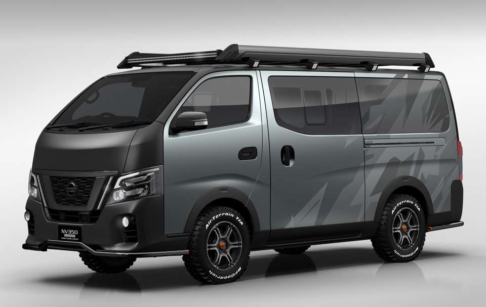 Nissan Urvan, X-Trail, Leaf Grand Touring Concepts ready for action