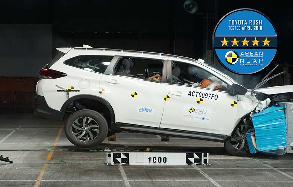 Here's how well the Toyota Rush did in an ASEAN NCAP crash test
