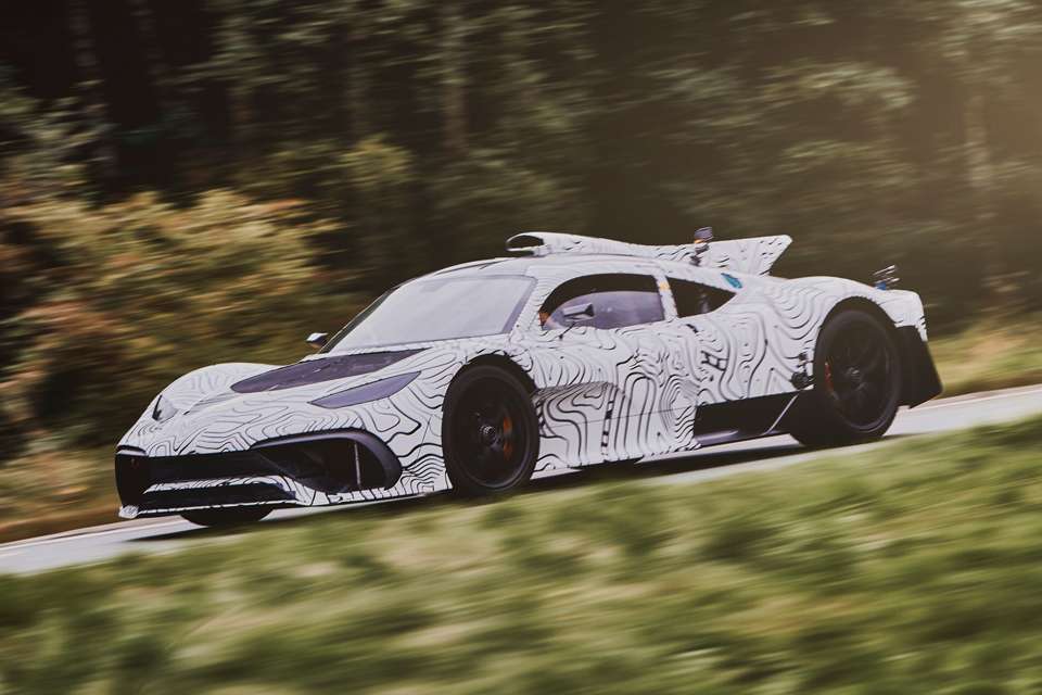 Mercedes-AMG is road testing their Project One supercar