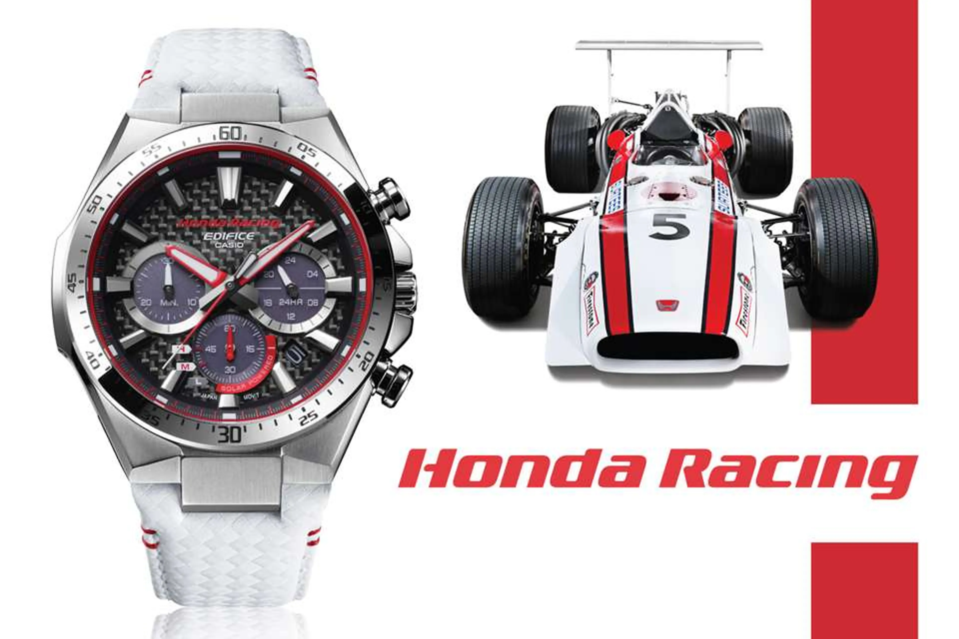 Casio's lastest watch is a collaboration with Honda Racing