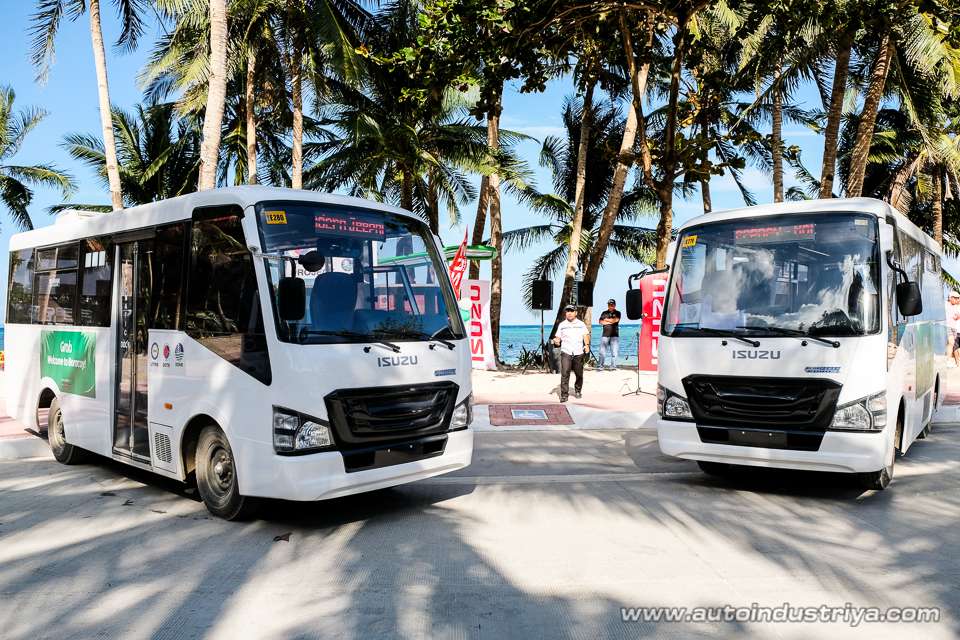 You can now hitch a ride with Isuzu's modern PUVs in Boracay