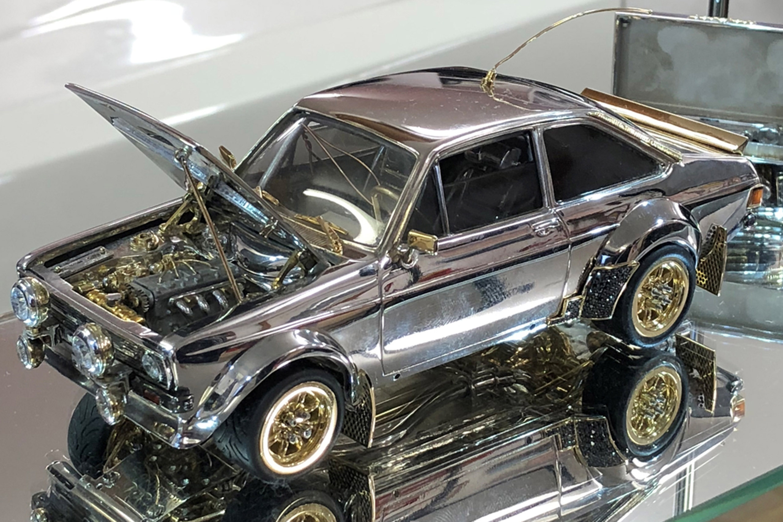 Hand-built Ford Escort model is (probably) worth more than the real thing