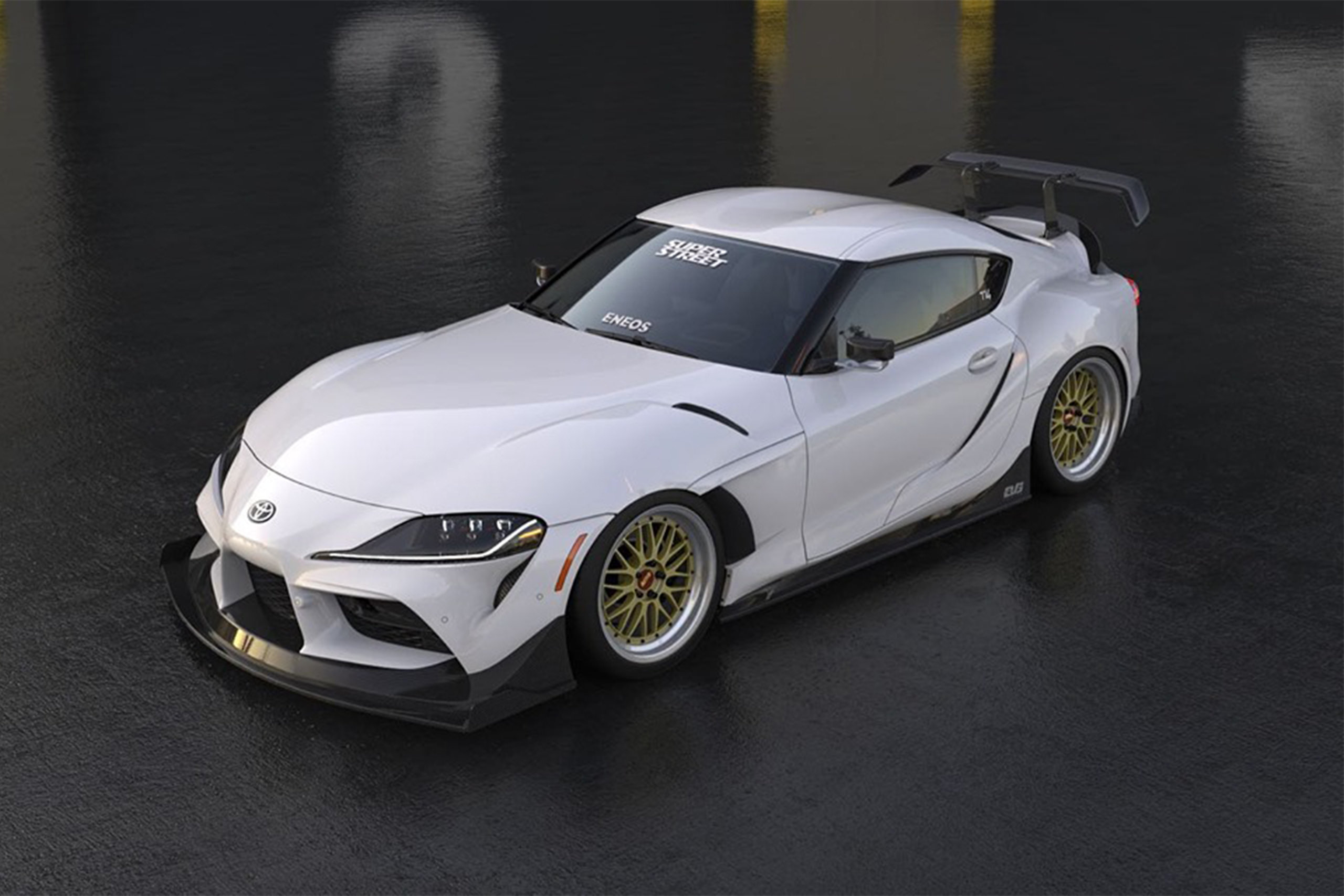 This is the first of many modified Supras at SEMA 2019
