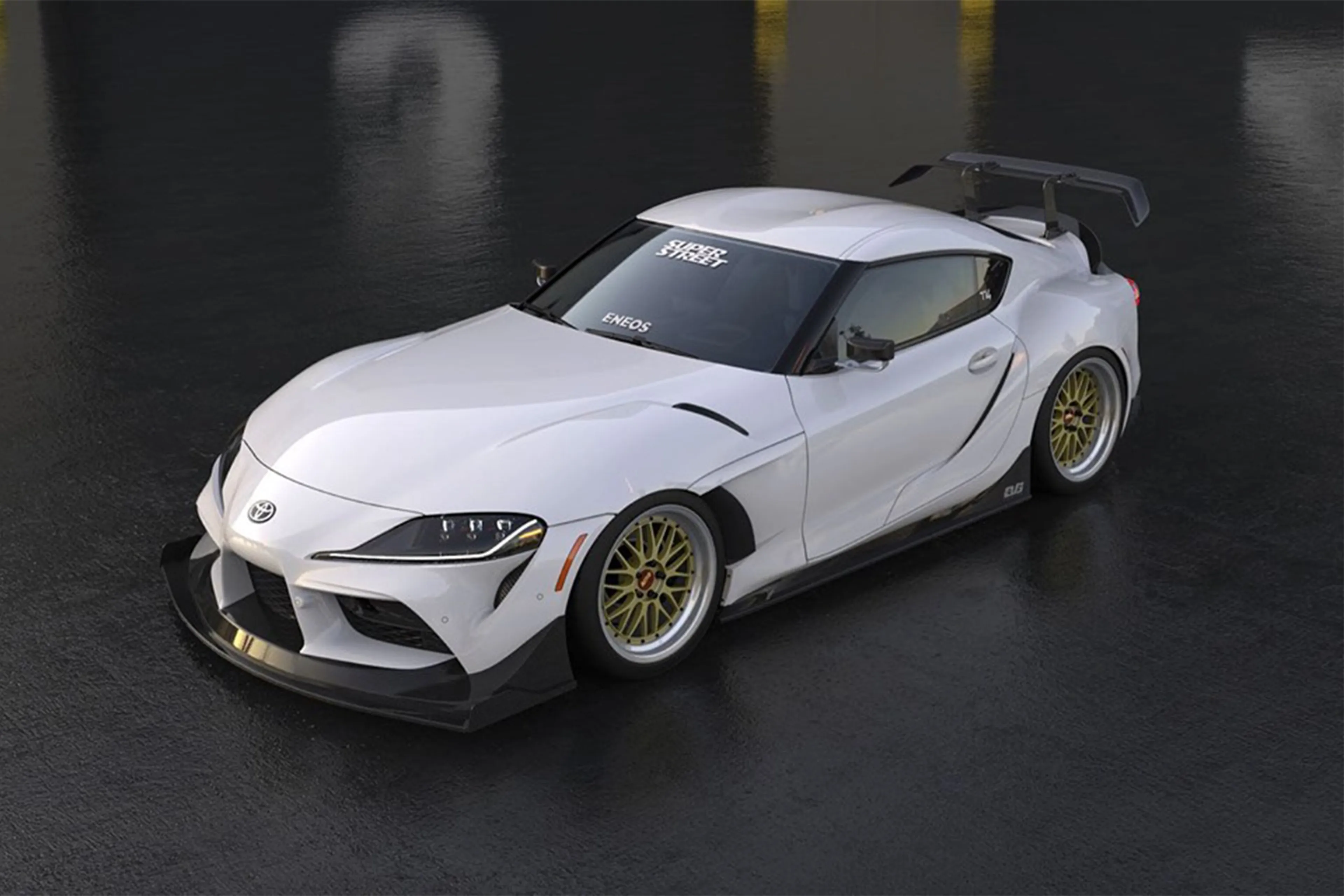 This is the first of many modified Supras at SEMA 2019