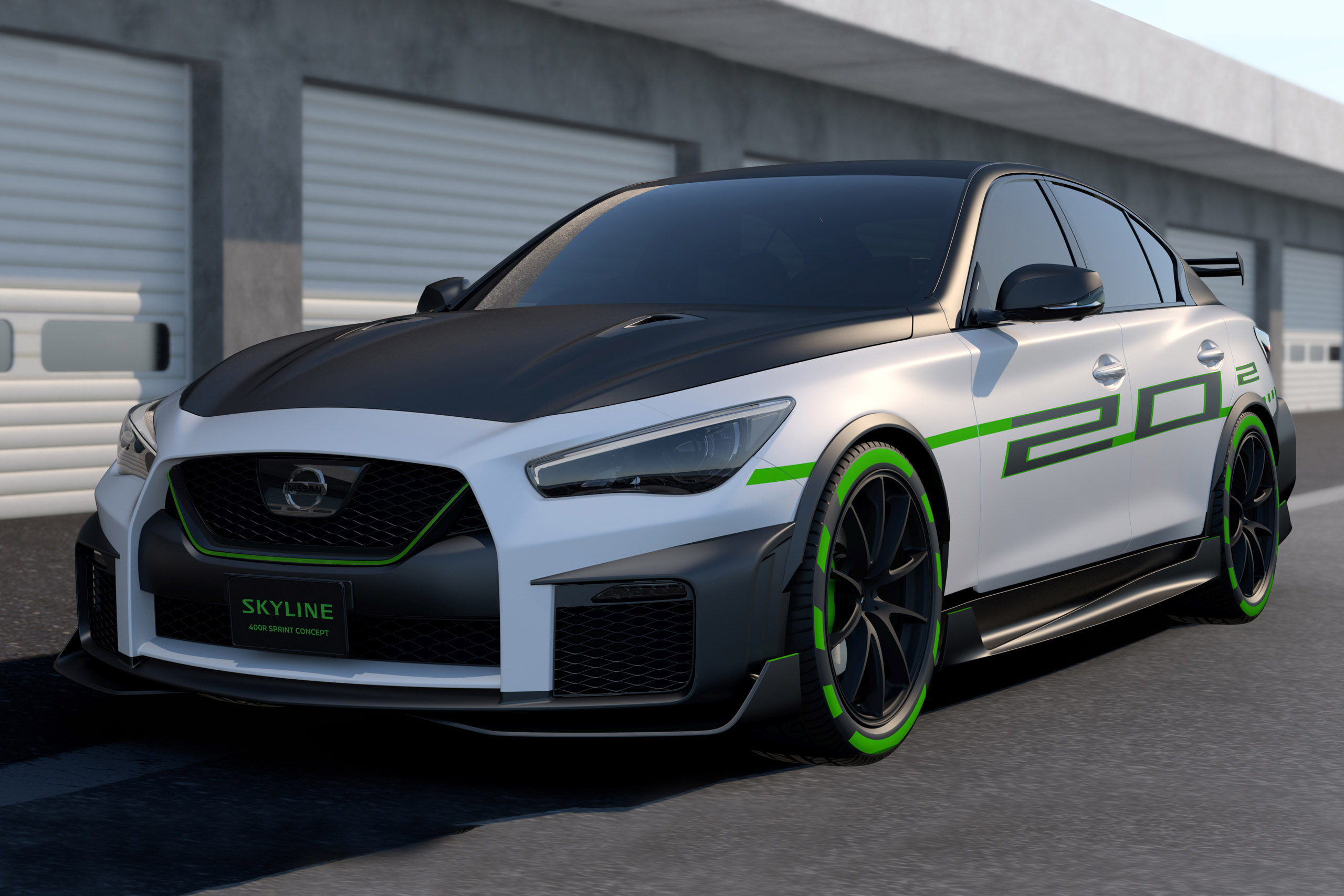 Nissan Skyline 400R Sprint Concept looks like a 4-door GT-R