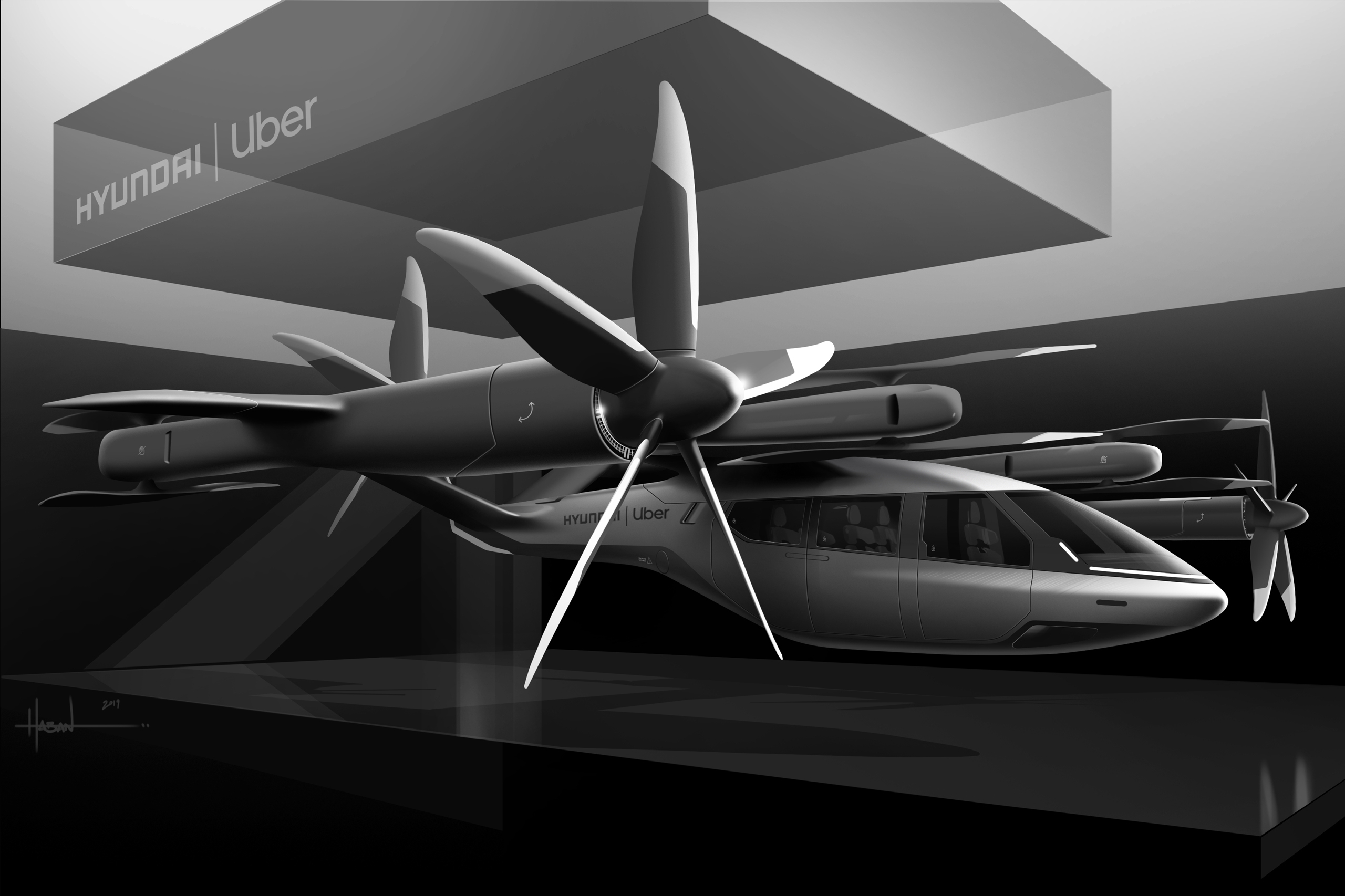 Hyundai and Uber team up for aerial taxi service
