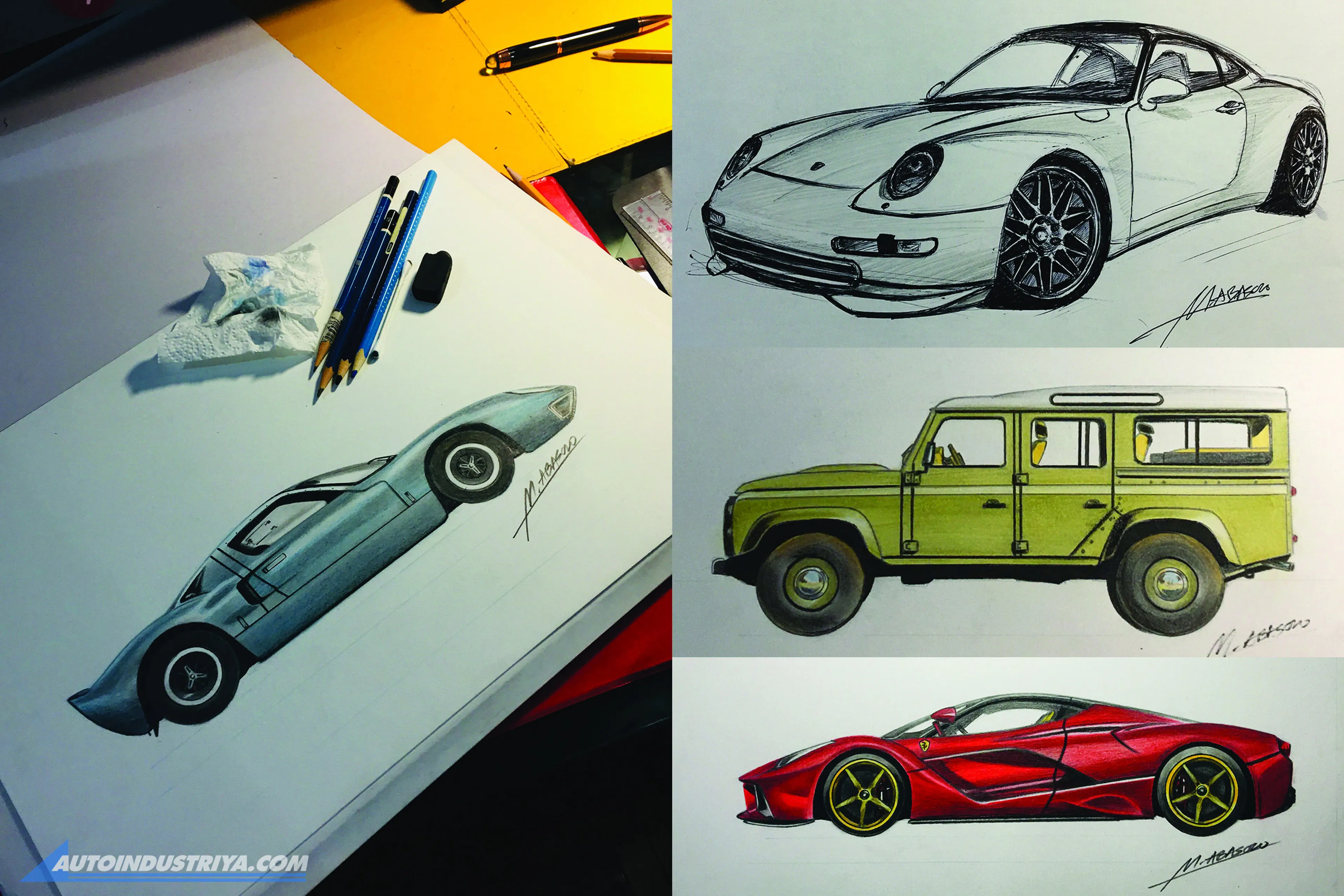 Pad and Pencil: One enthusiast's passion for sketching cars