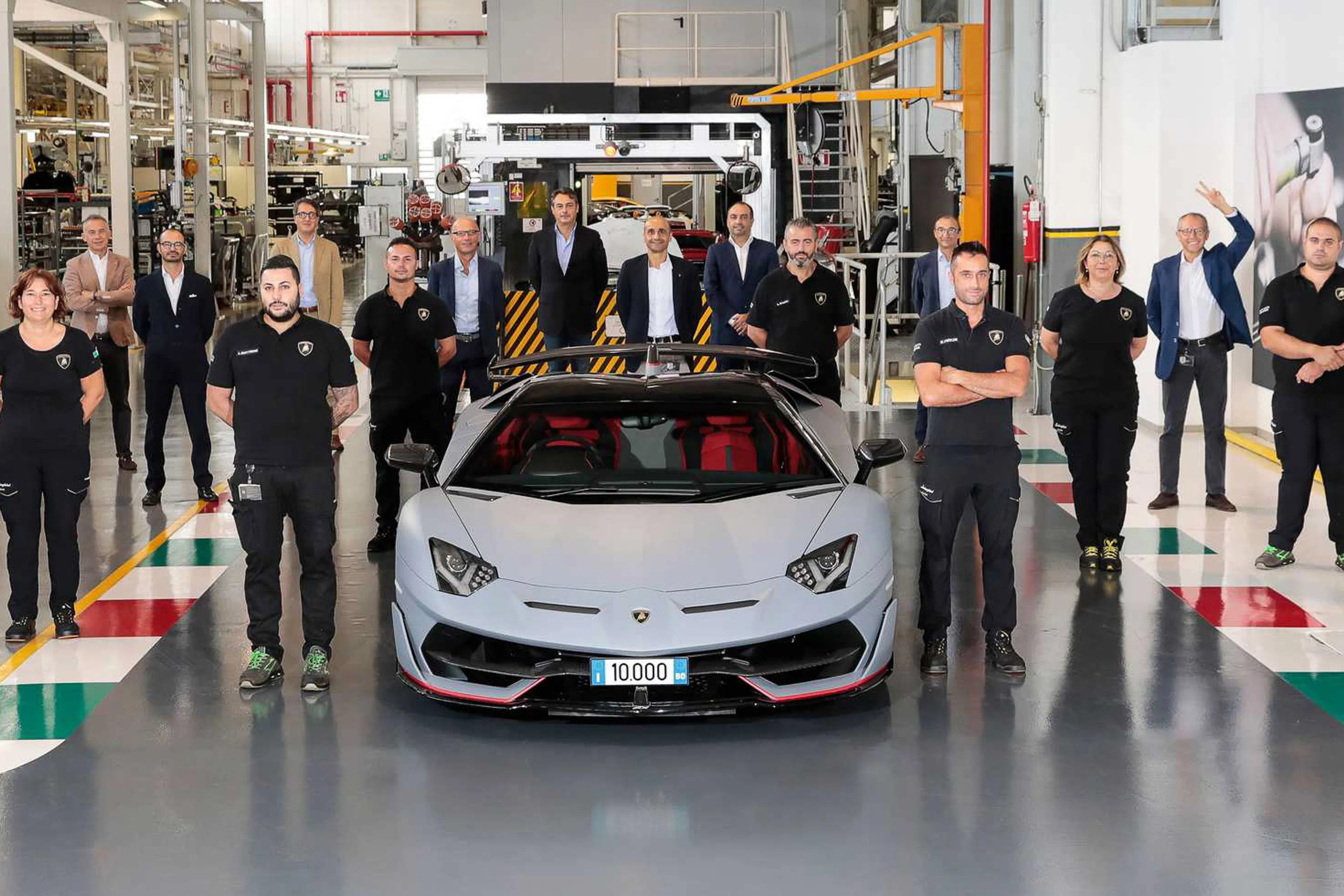 Lamborghini just built and sold their 10,000th Aventador