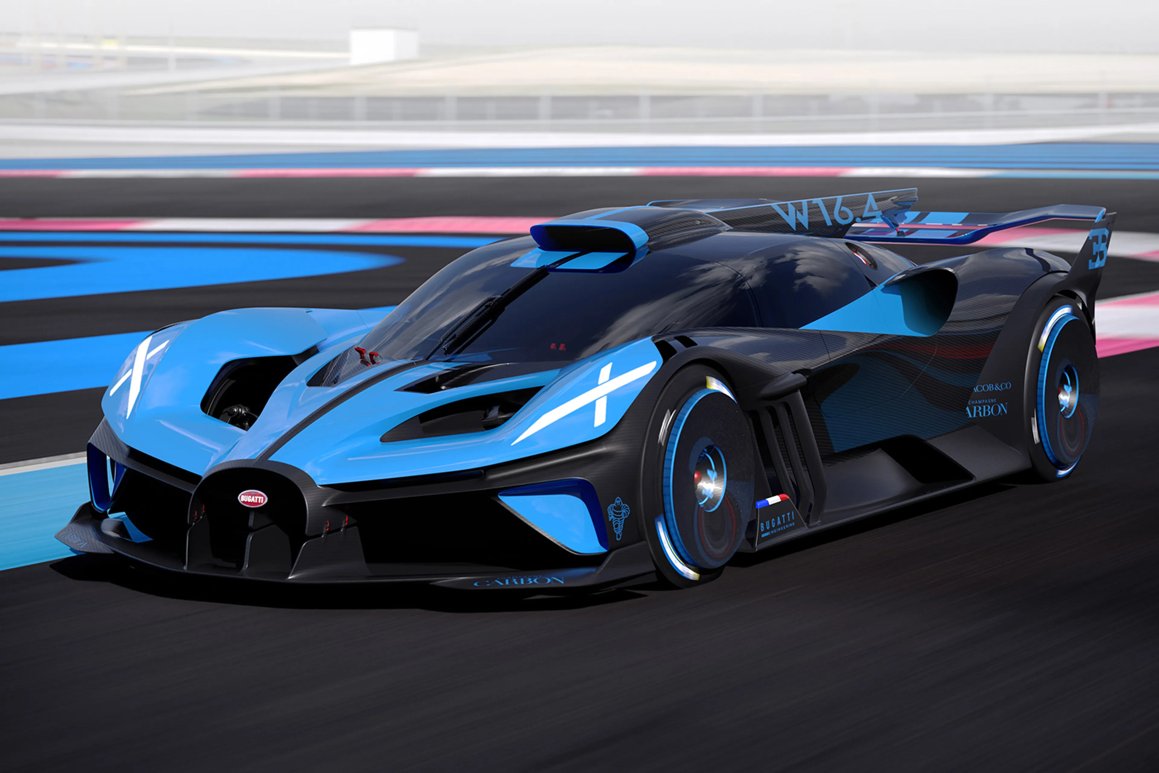 We want Bugatti to hit 500 km/h with their Bolide