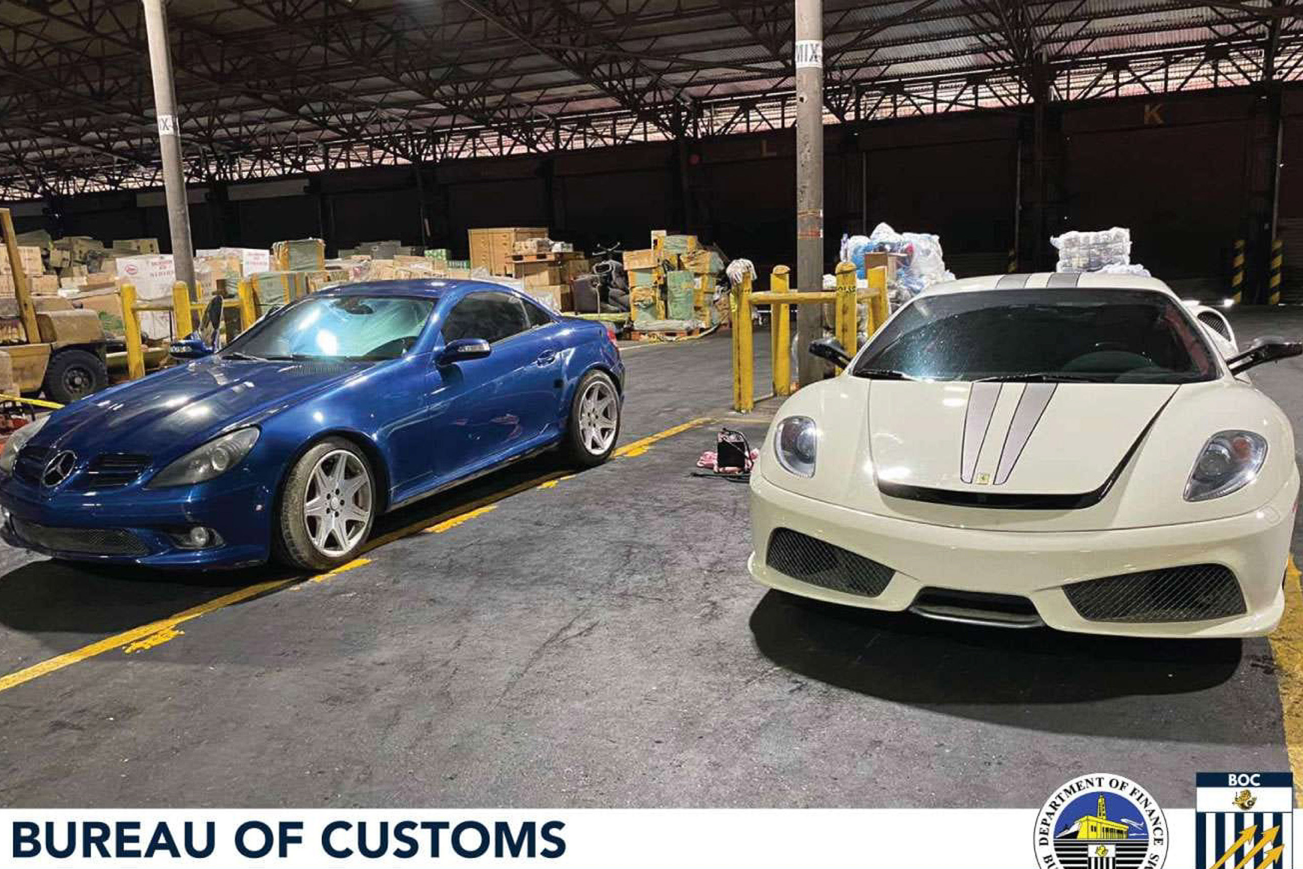 BOC finds Ferrari F430 Scuderia in 'used parts' shipment
