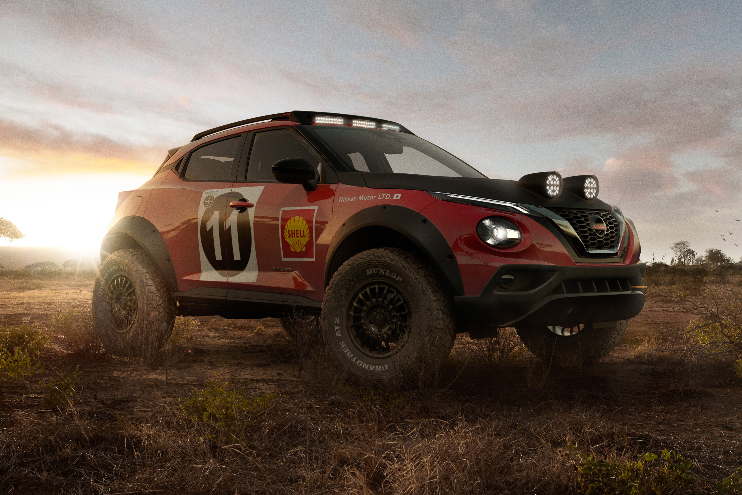 Nissan (digitally) turned the Juke into a badass rally car