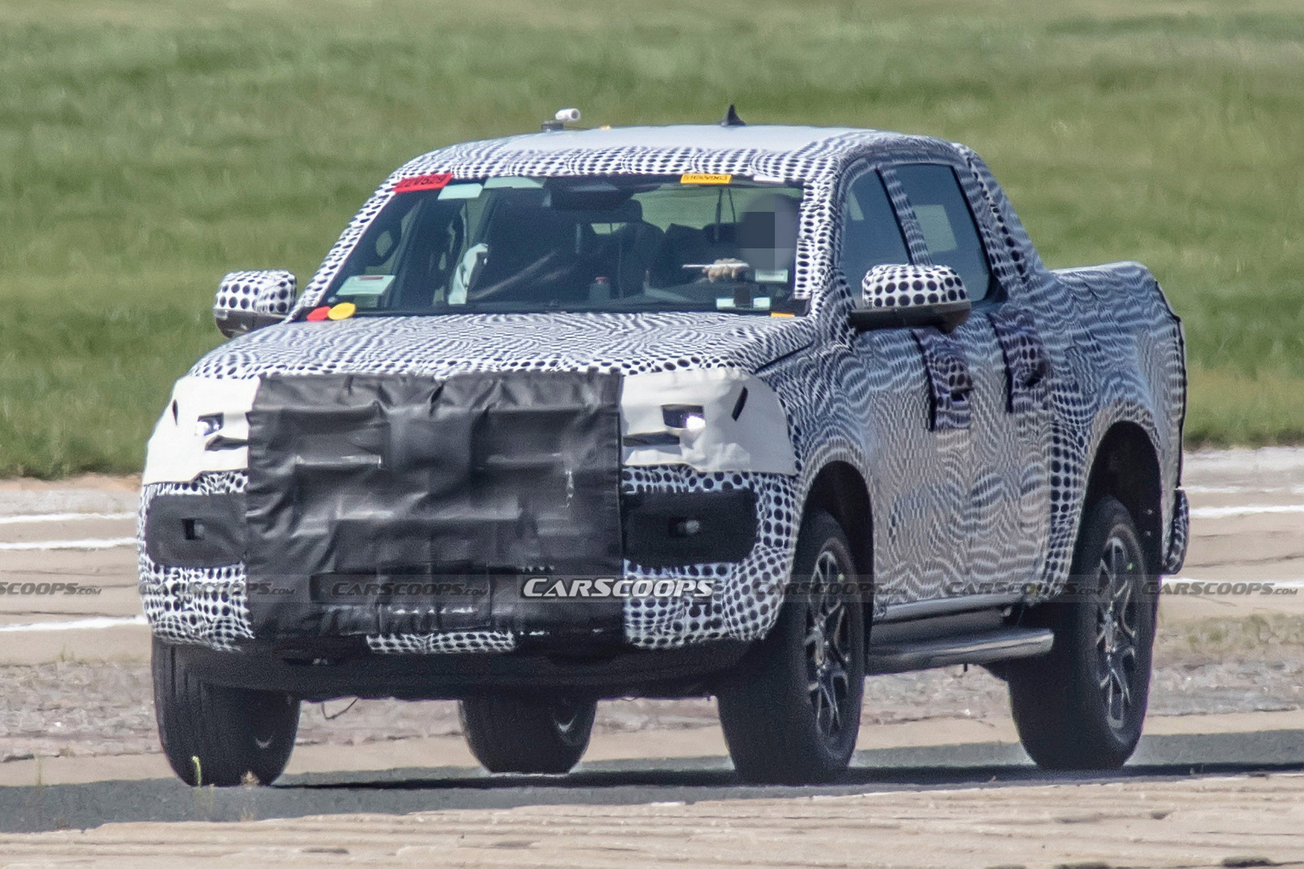 2023 Volkswagen Amarok spied at Ford's home track