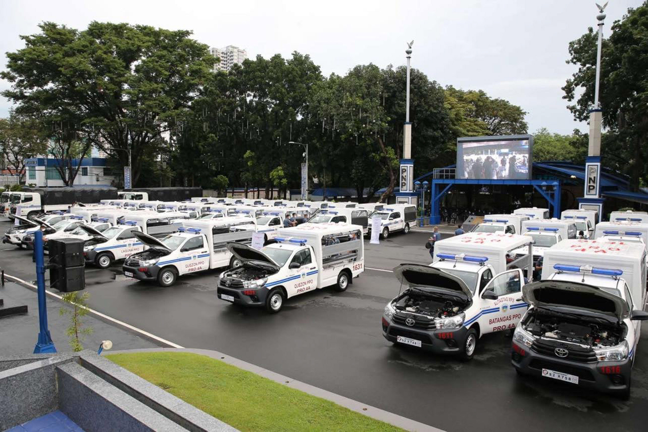 PNP upgrades fleet with new trucks, 4x4 vehicles and troop carriers