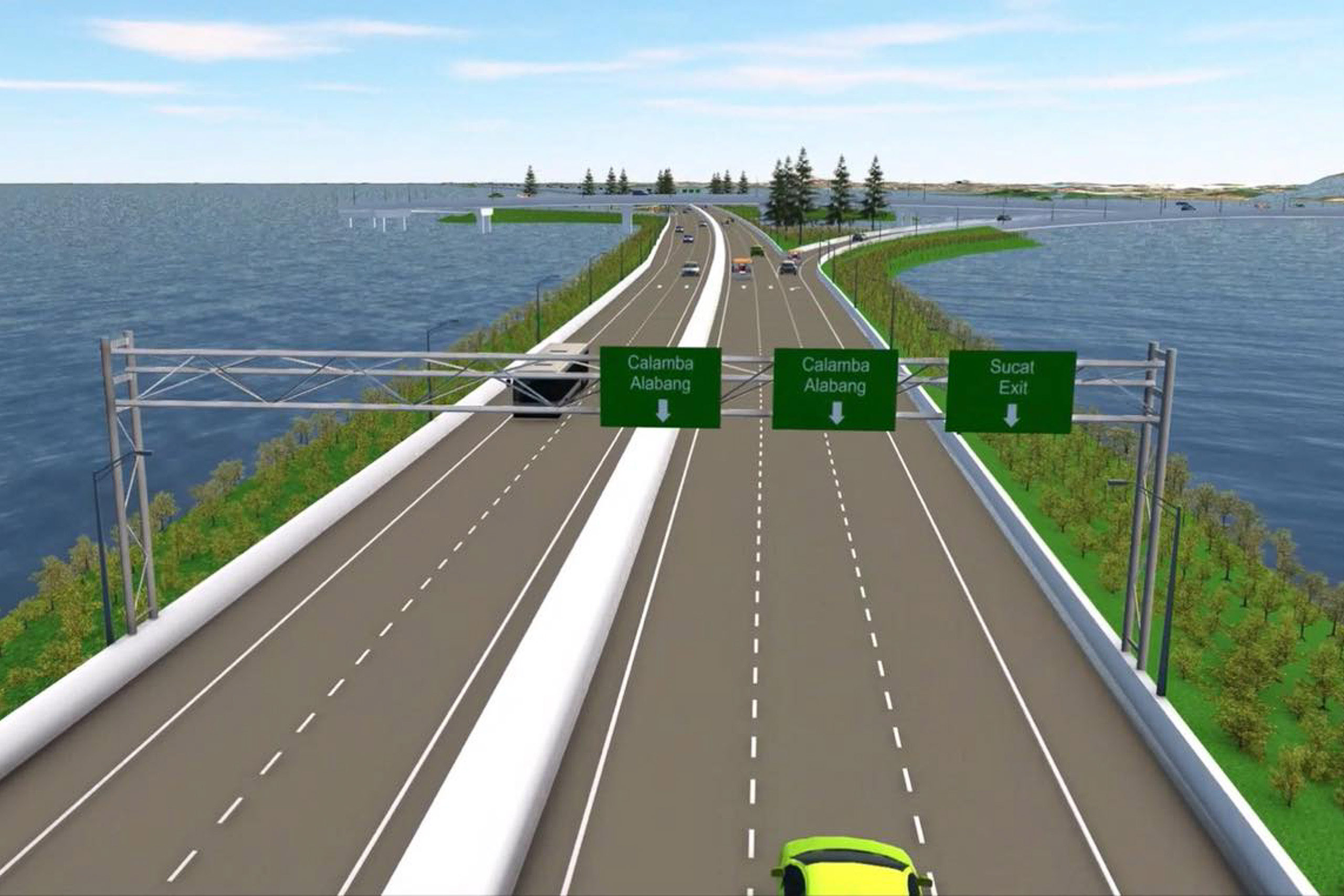 Proposed road project to connect Lower Bicutan with Calamba, Laguna