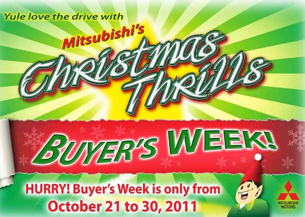 Mitsubishi holds Christmas Thrills and Buyers Week