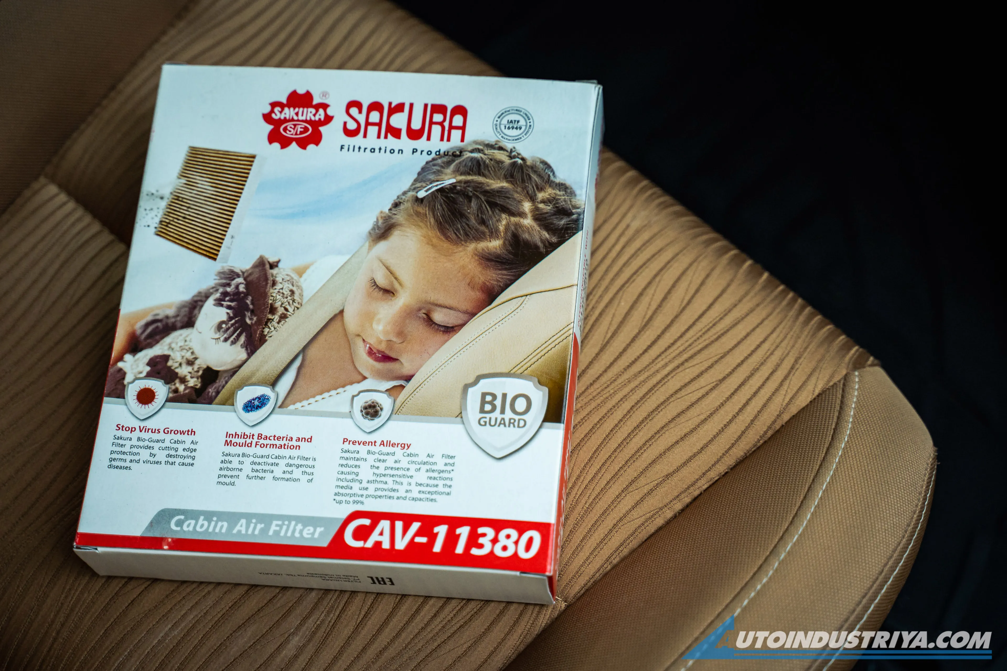 Cold aircon, clean air: Sakura BioGuard Anti-Viral cabin filter