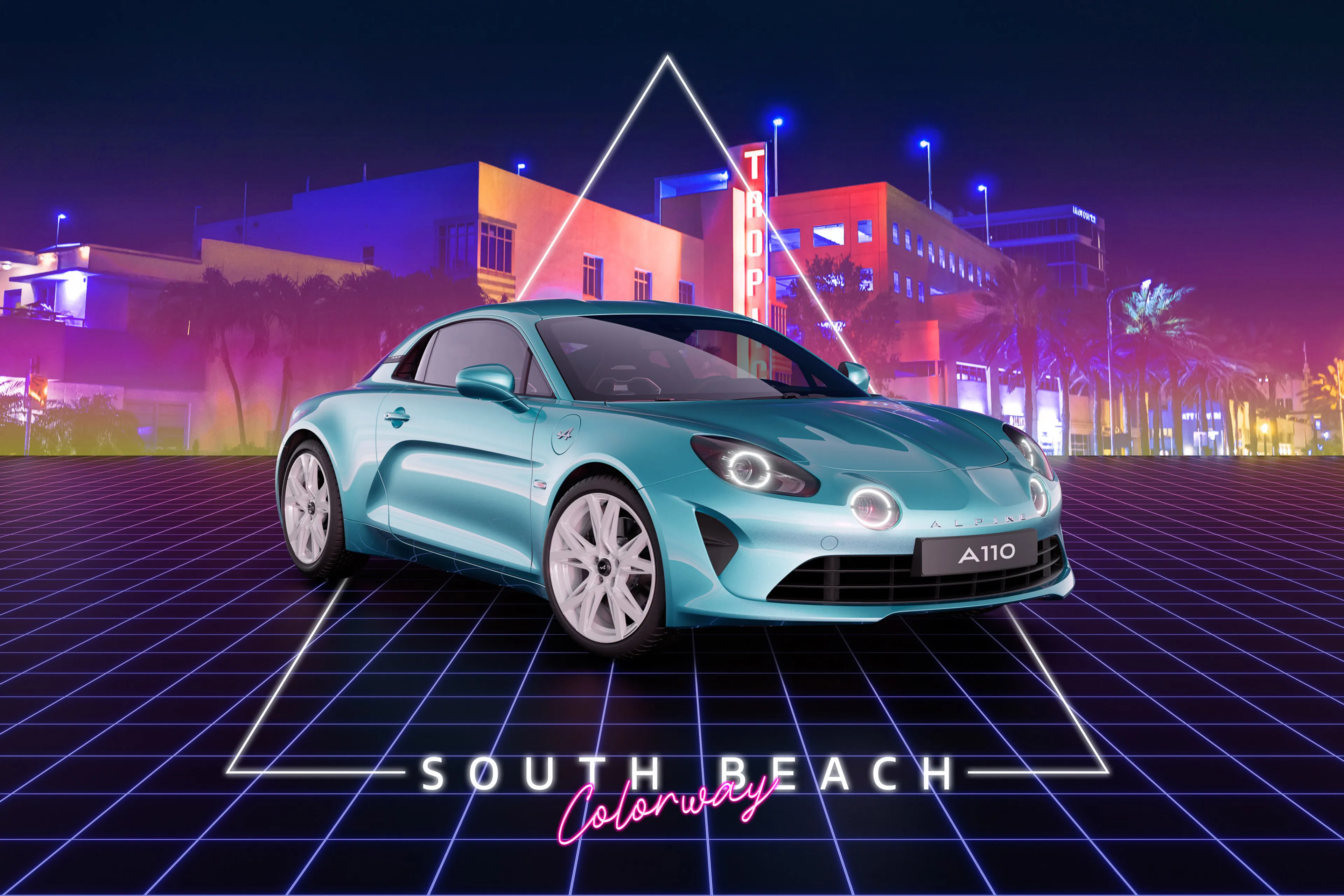 Alpine shows off special A110 livery for Miami GP