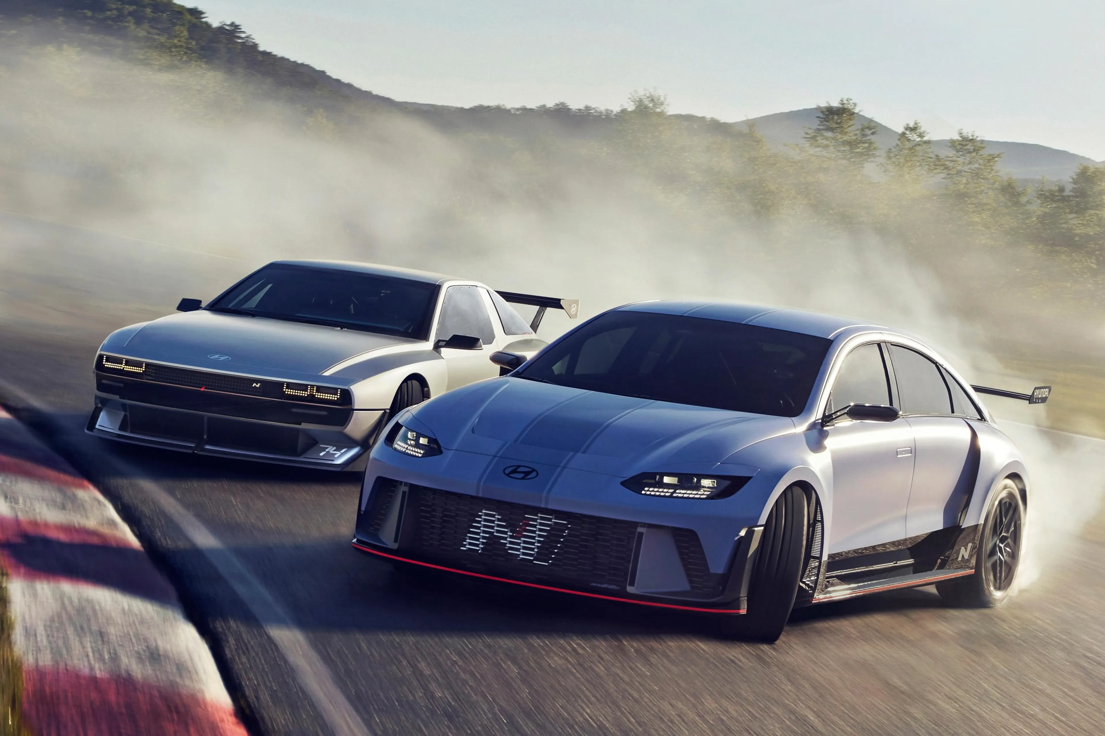 Hyundai N comes back from the future with RN22e, N Vision 74 EVs