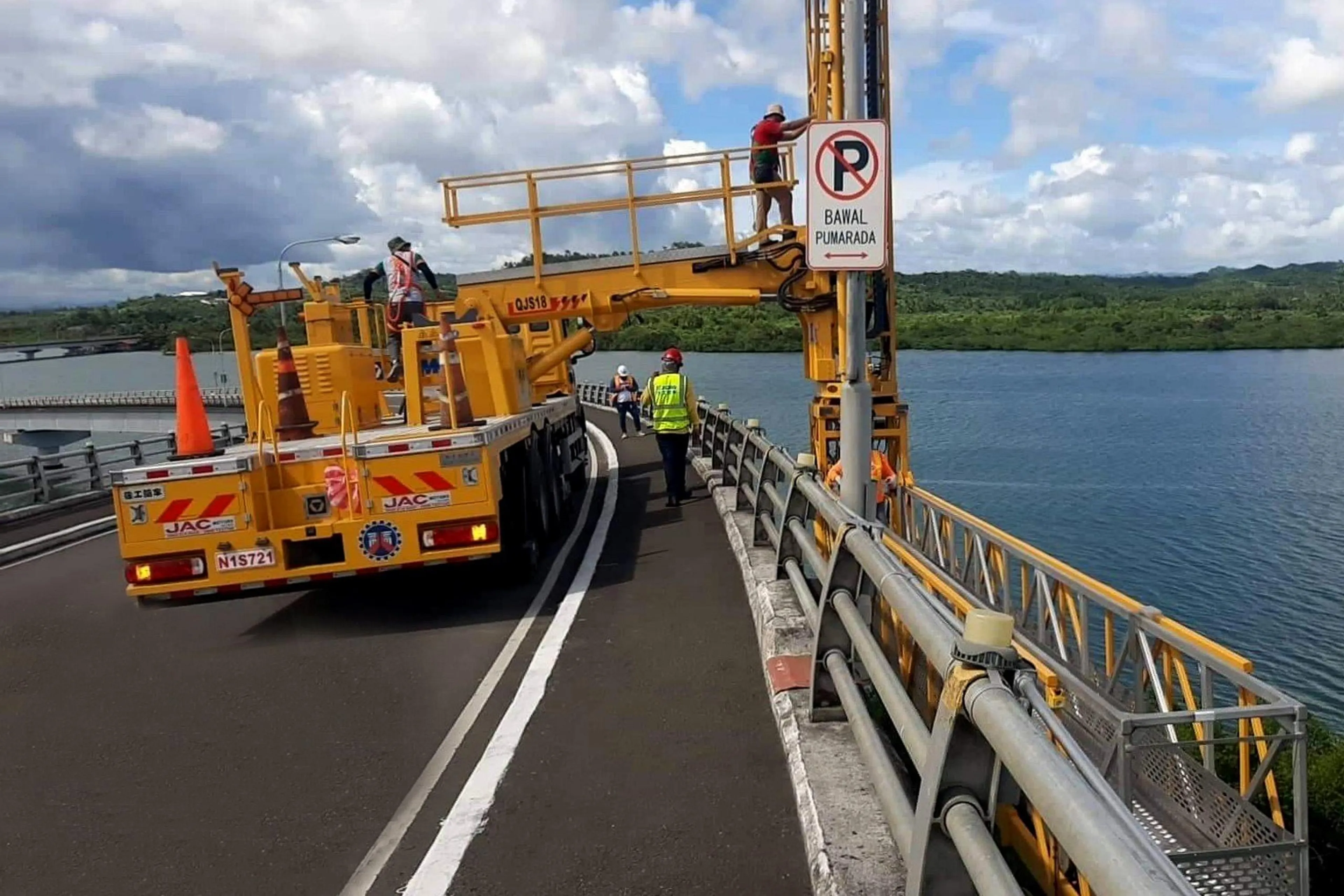 San Juanico Bridge undergoing PHP 84.7-million rehabilitation