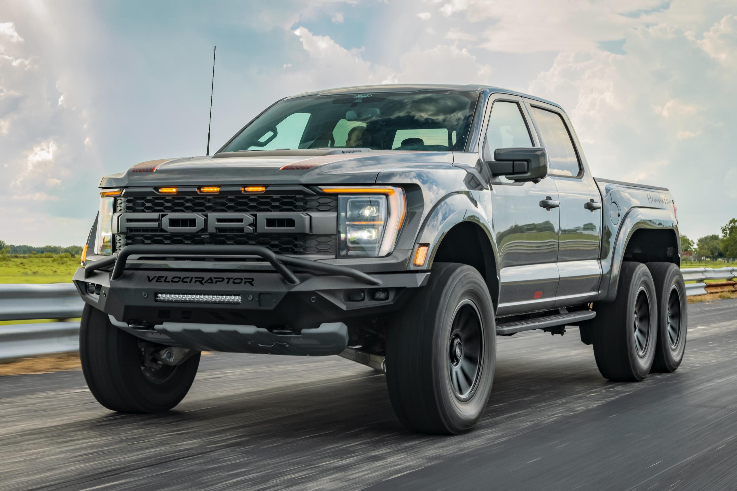Third-gen Hennessey VelociRaptor 6X6 is a menacing PHP 23-M truck