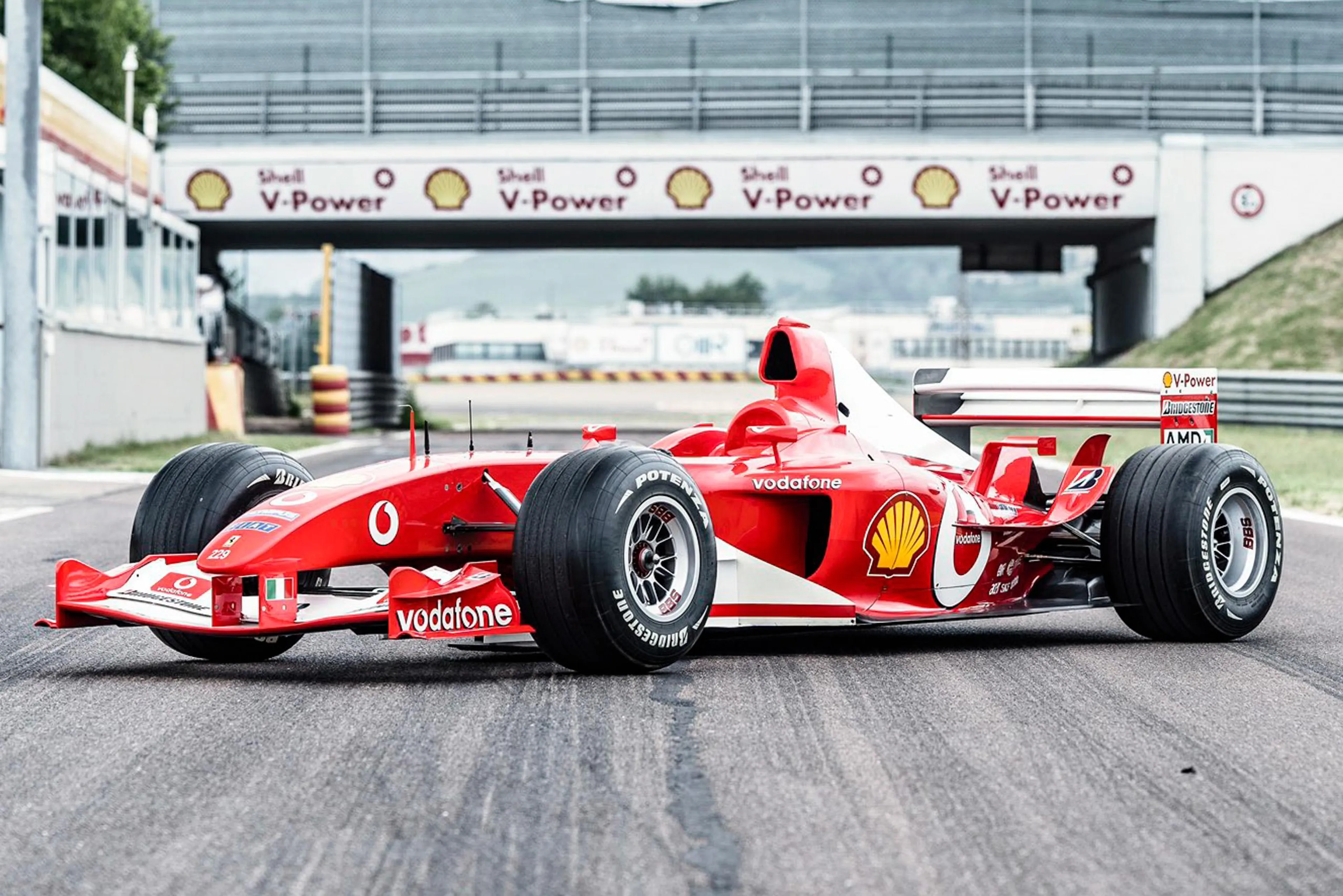 Schumacher's Ferrari F2003-GA was sold for PHP 862M