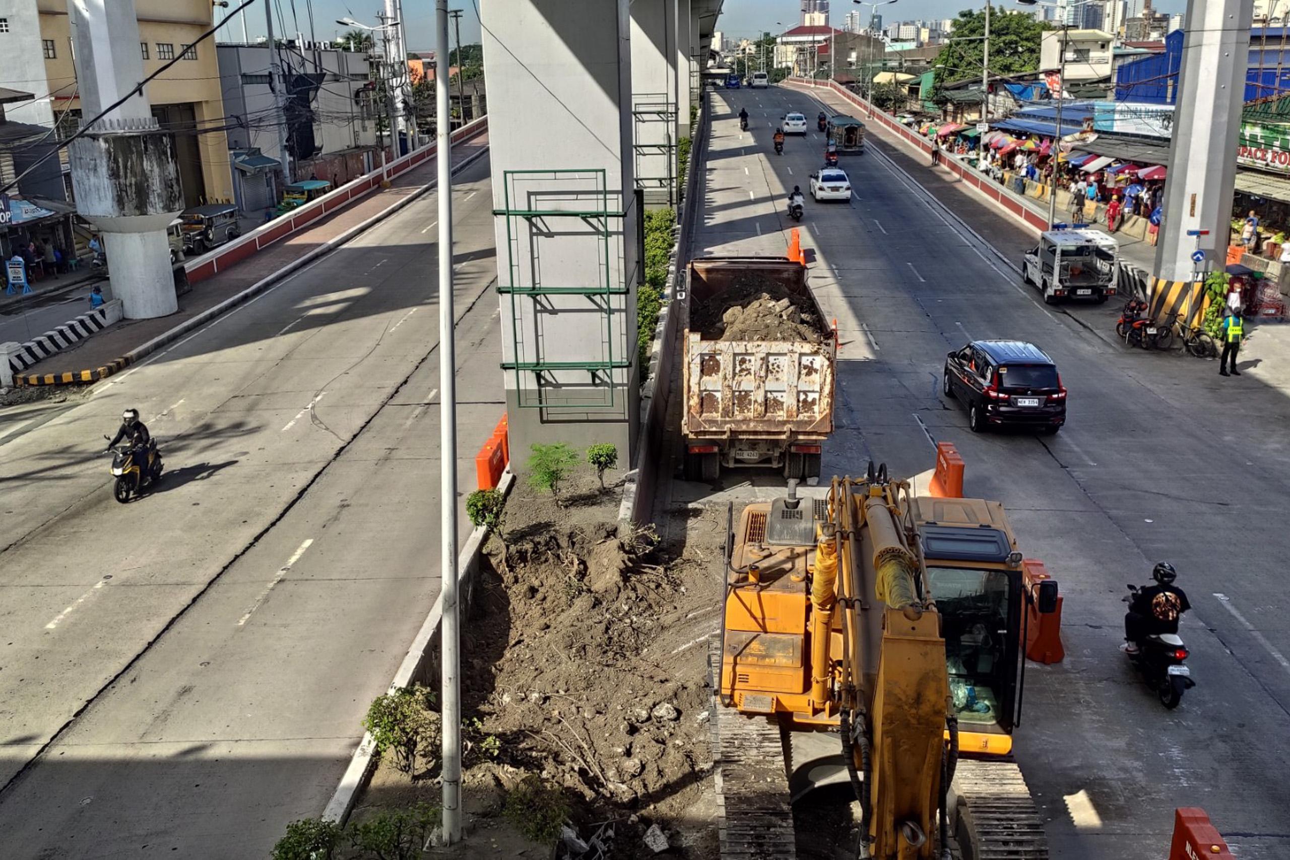 Decommissioning of Magsaysay Flyover has begun
