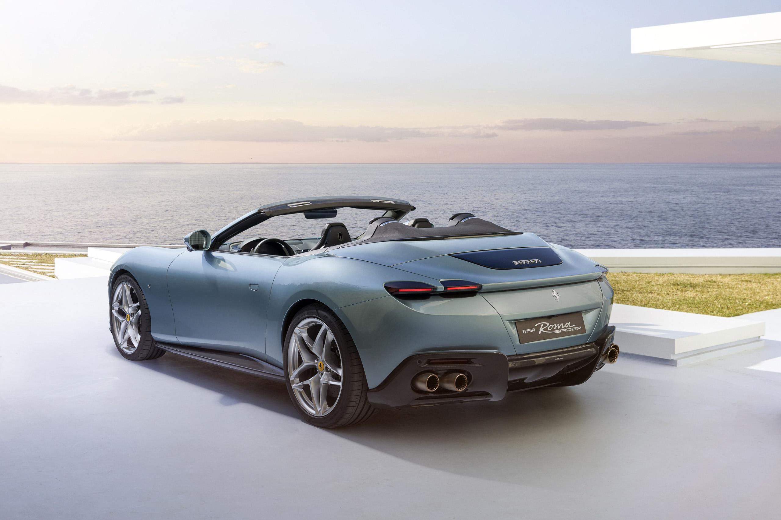 2023 Ferrari Roma Spider debuts under Moroccan sun