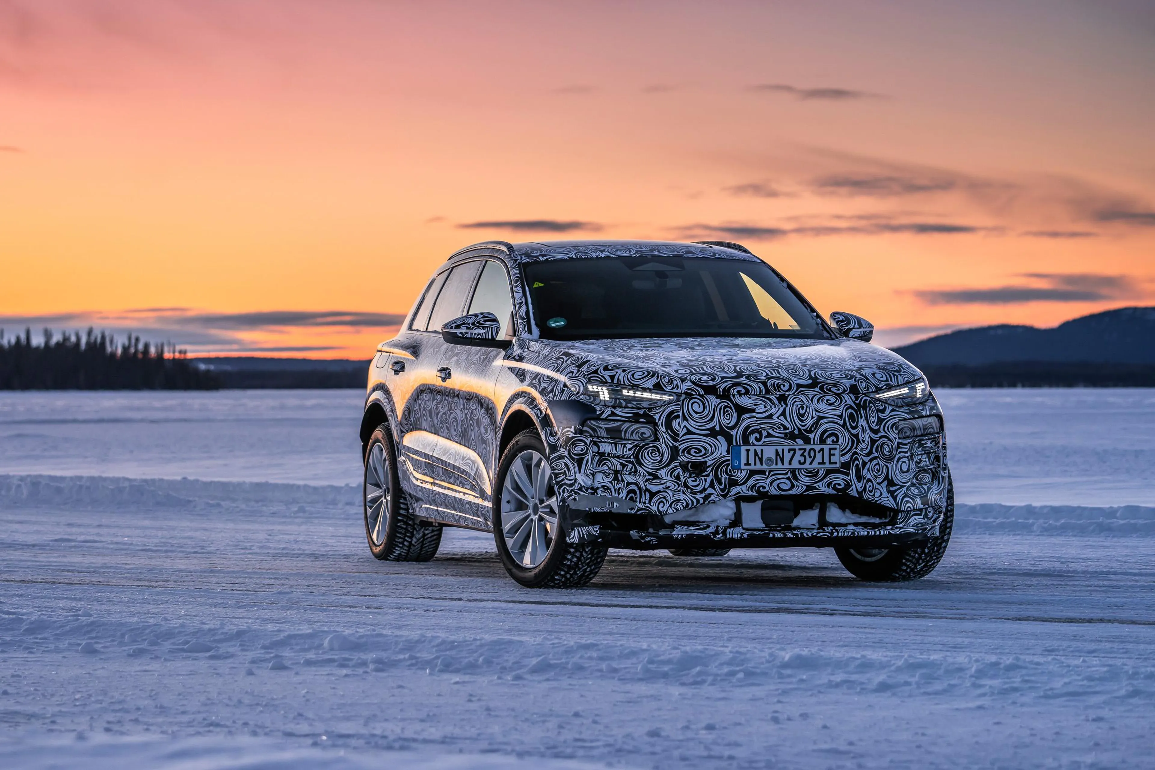 Audi on ice: Q6 e-tron in final testing stage