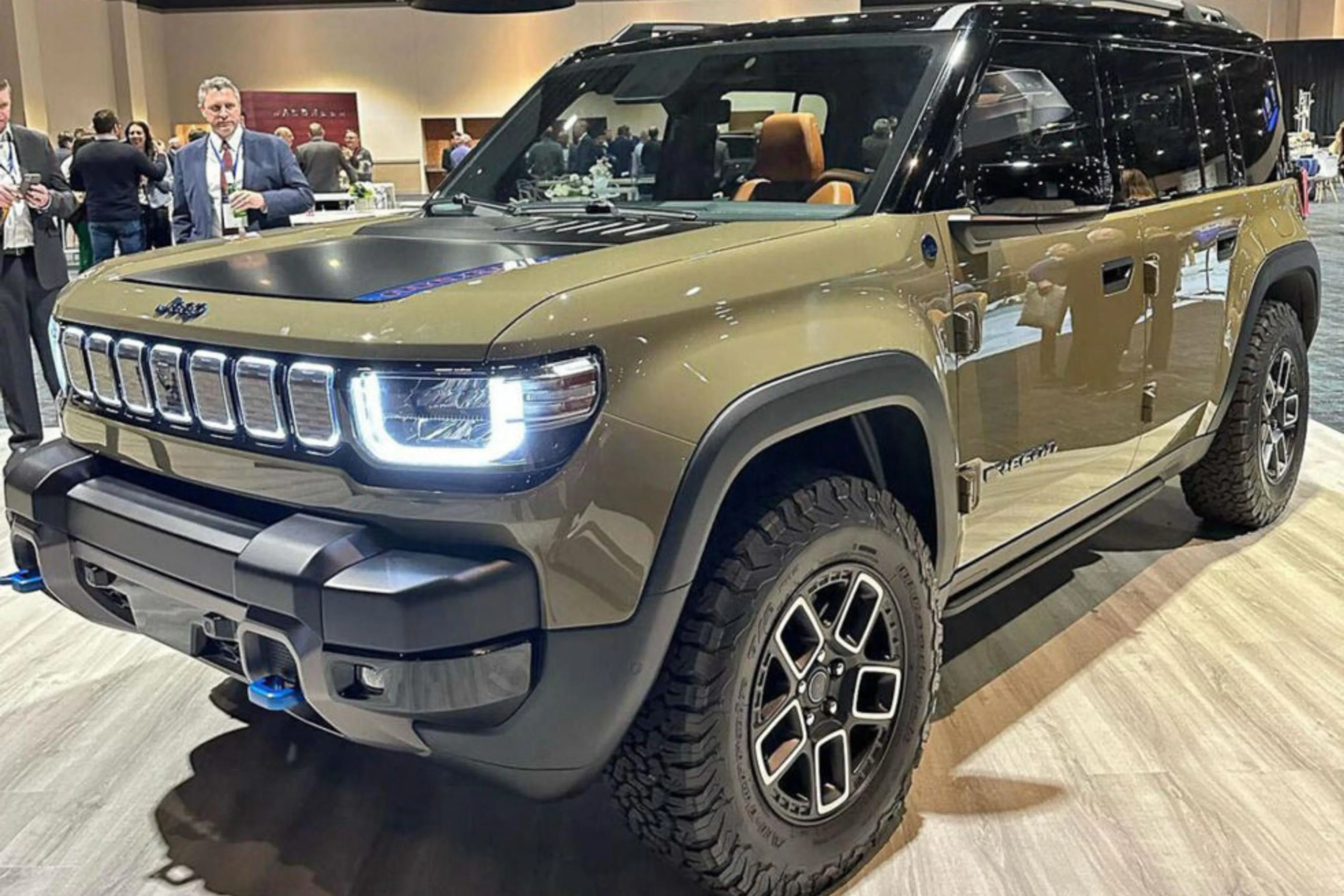 LOOK: All-electric Jeep Recon, Wagoneer S look ready for the road