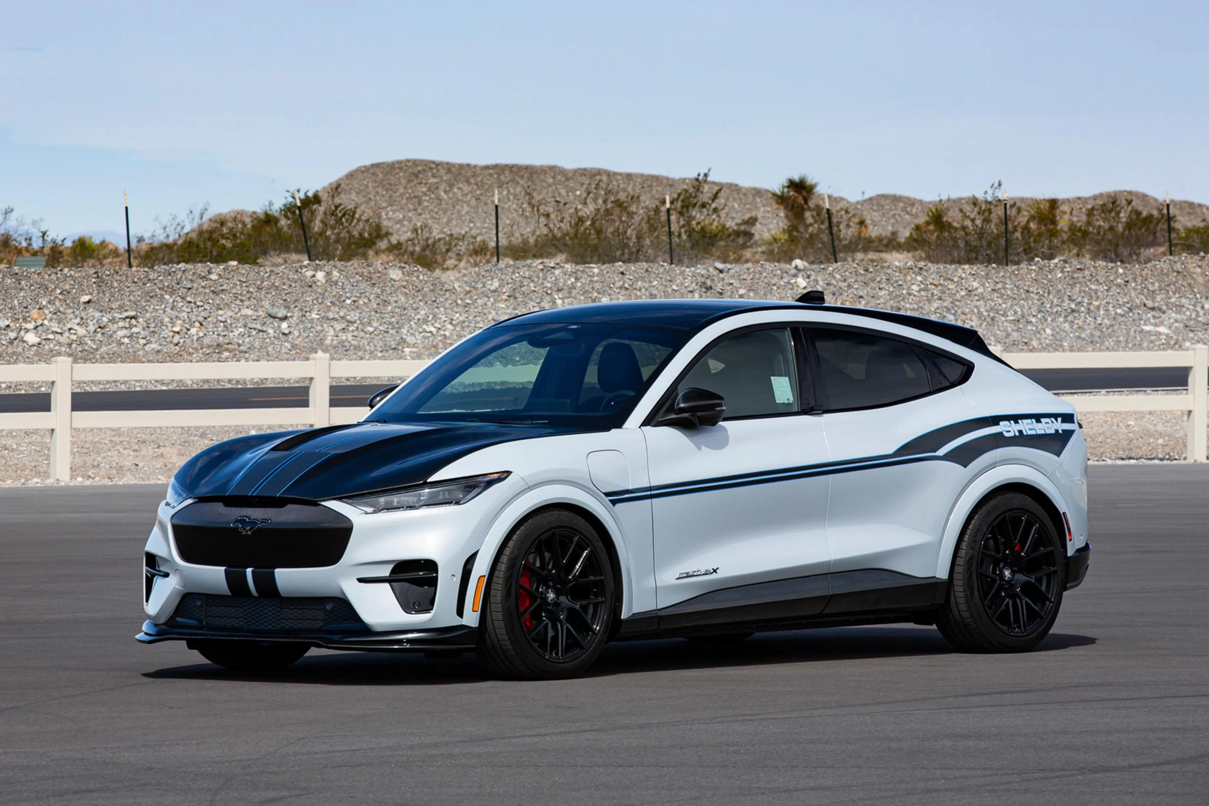 Shelby Mustang Mach-E GT revealed with Borla "exhaust"