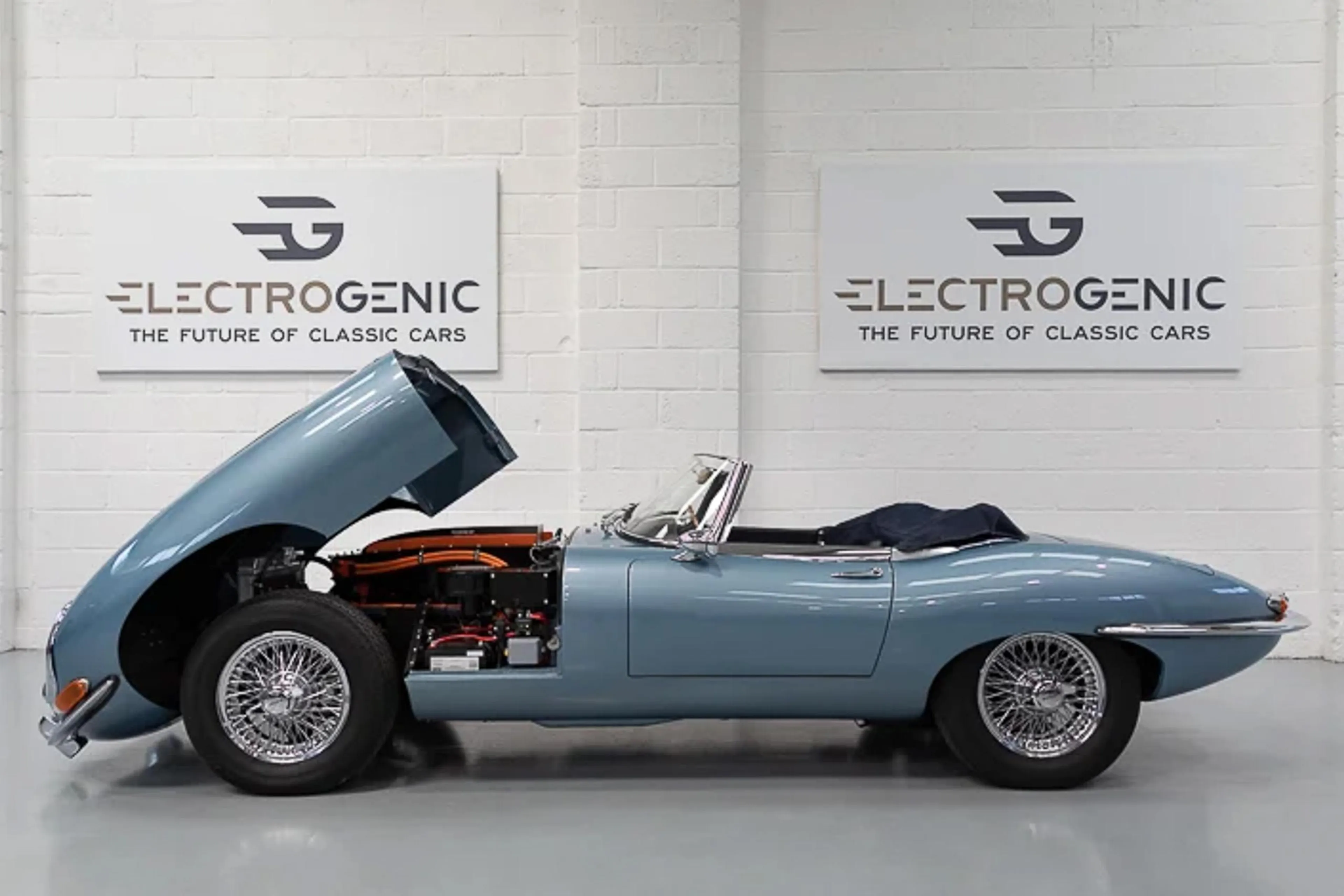 Turn your Jaguar E-Type into an EV with this kit