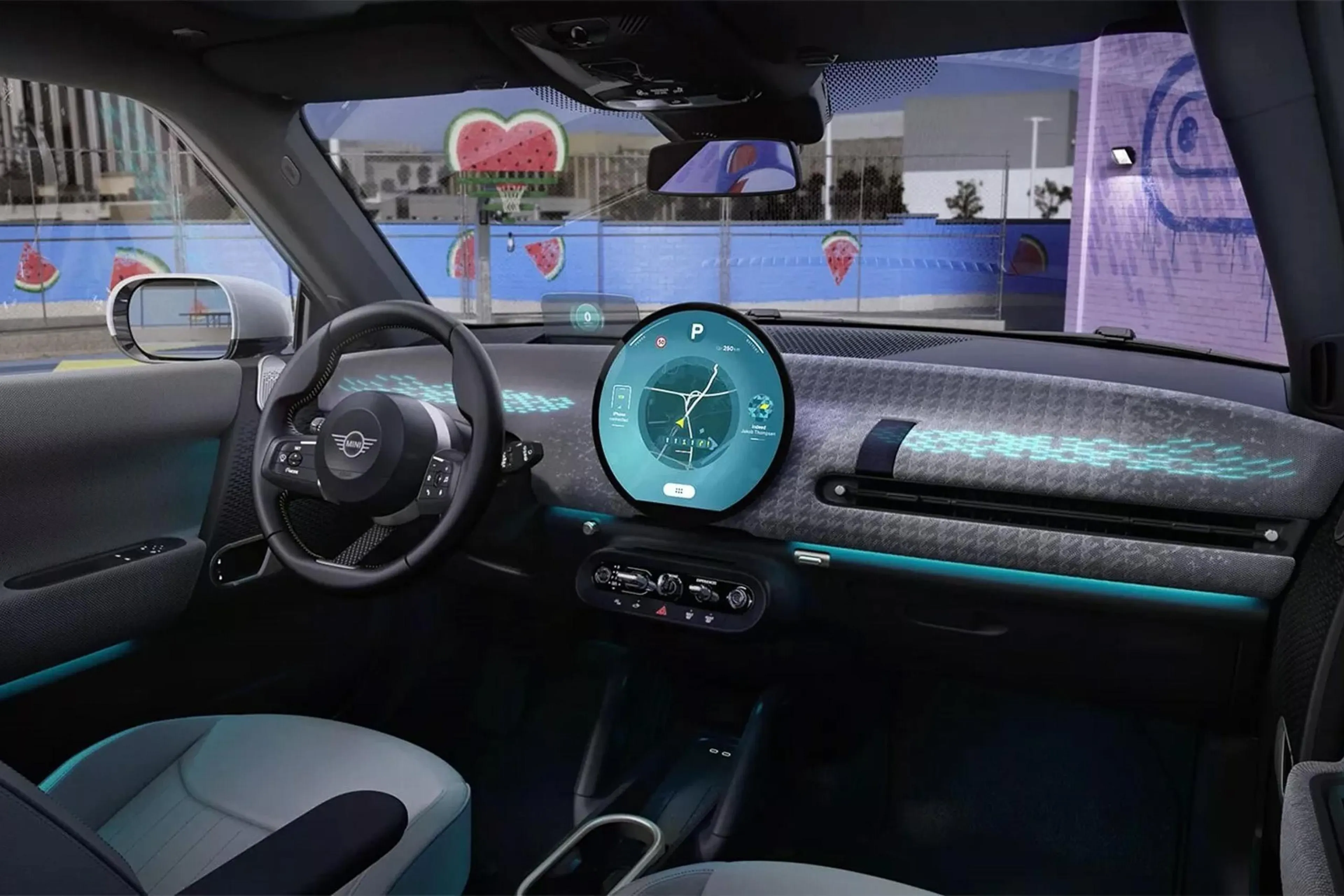 Mini goes minimalist inside 2024 Cooper Electric