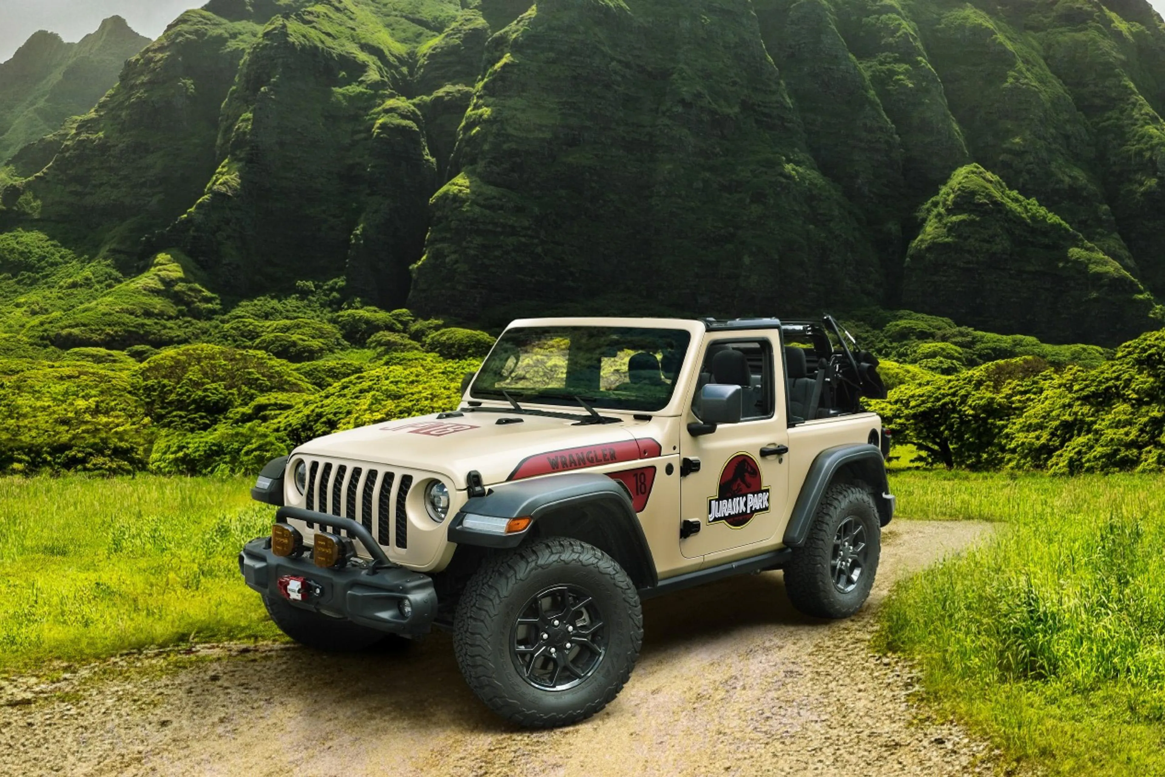 Jeep celebrates 30th anniversary of Jurassic Park with special decals