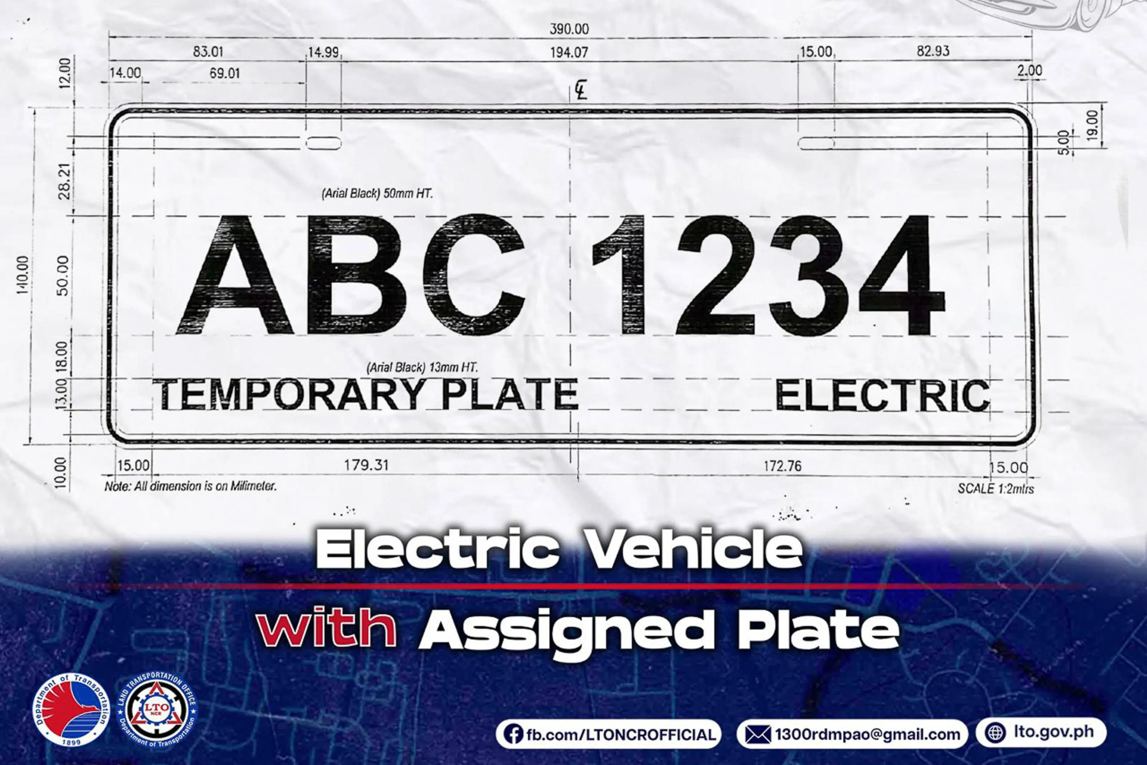 LTO welcomes bill proposing "special" plates for EVs
