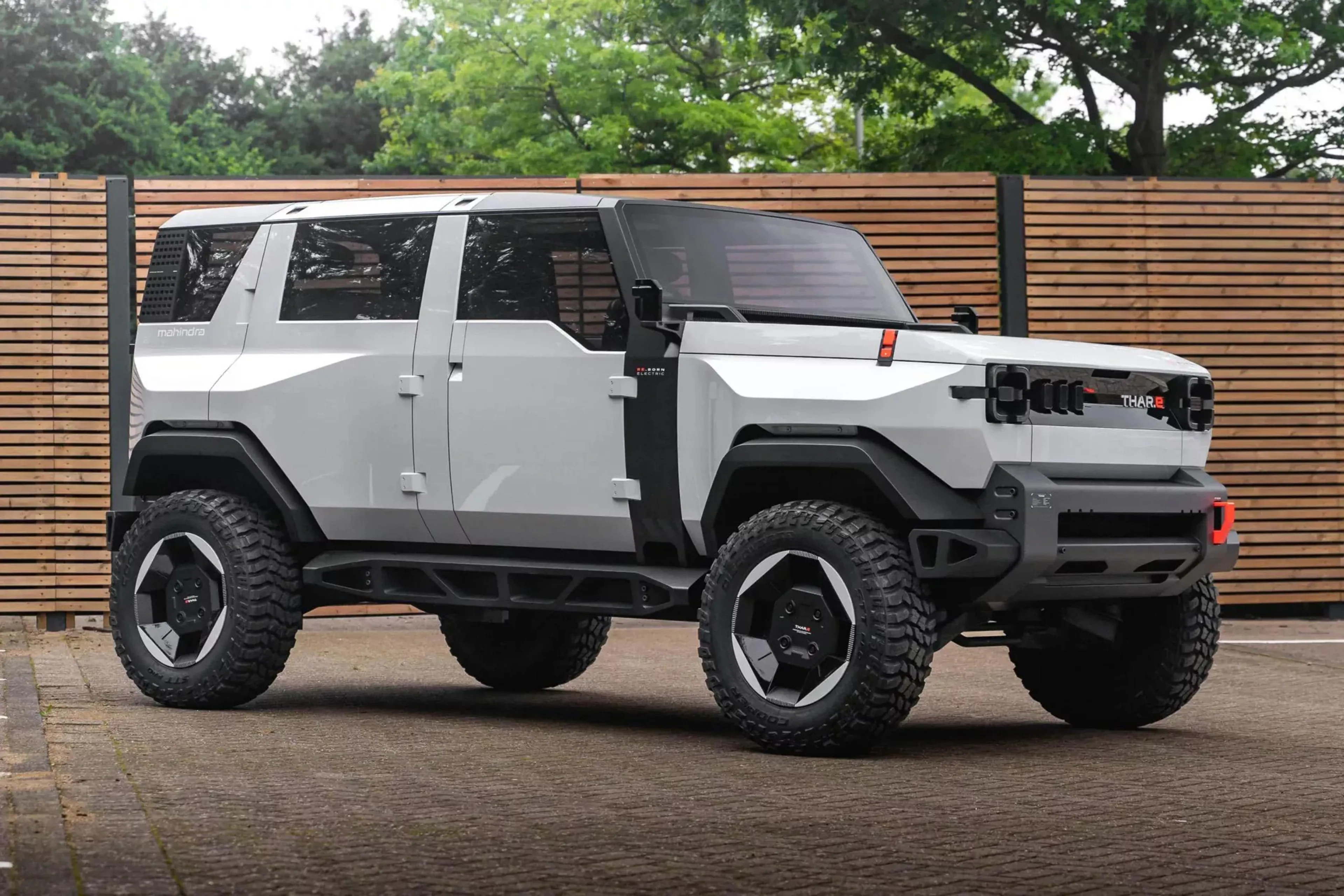 Mahindra Thar.e Concept is a go-anywhere, all-electric 4x4