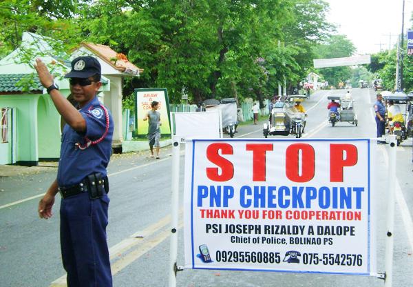 PNP informs the public on proper checkpoint guidelines