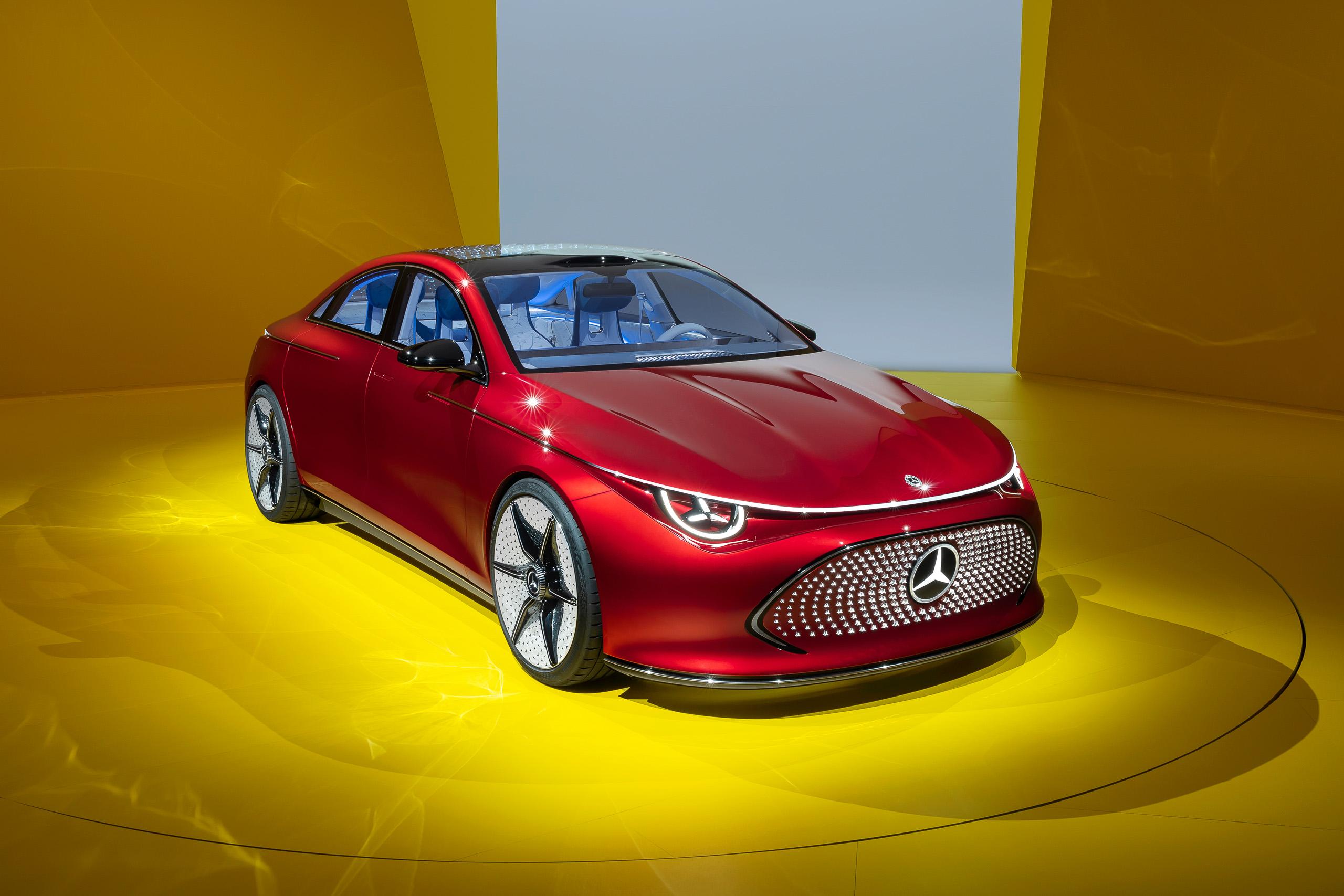 Concept CLA Class is Mercedes-Benz's long-distance, fast-charging future EV