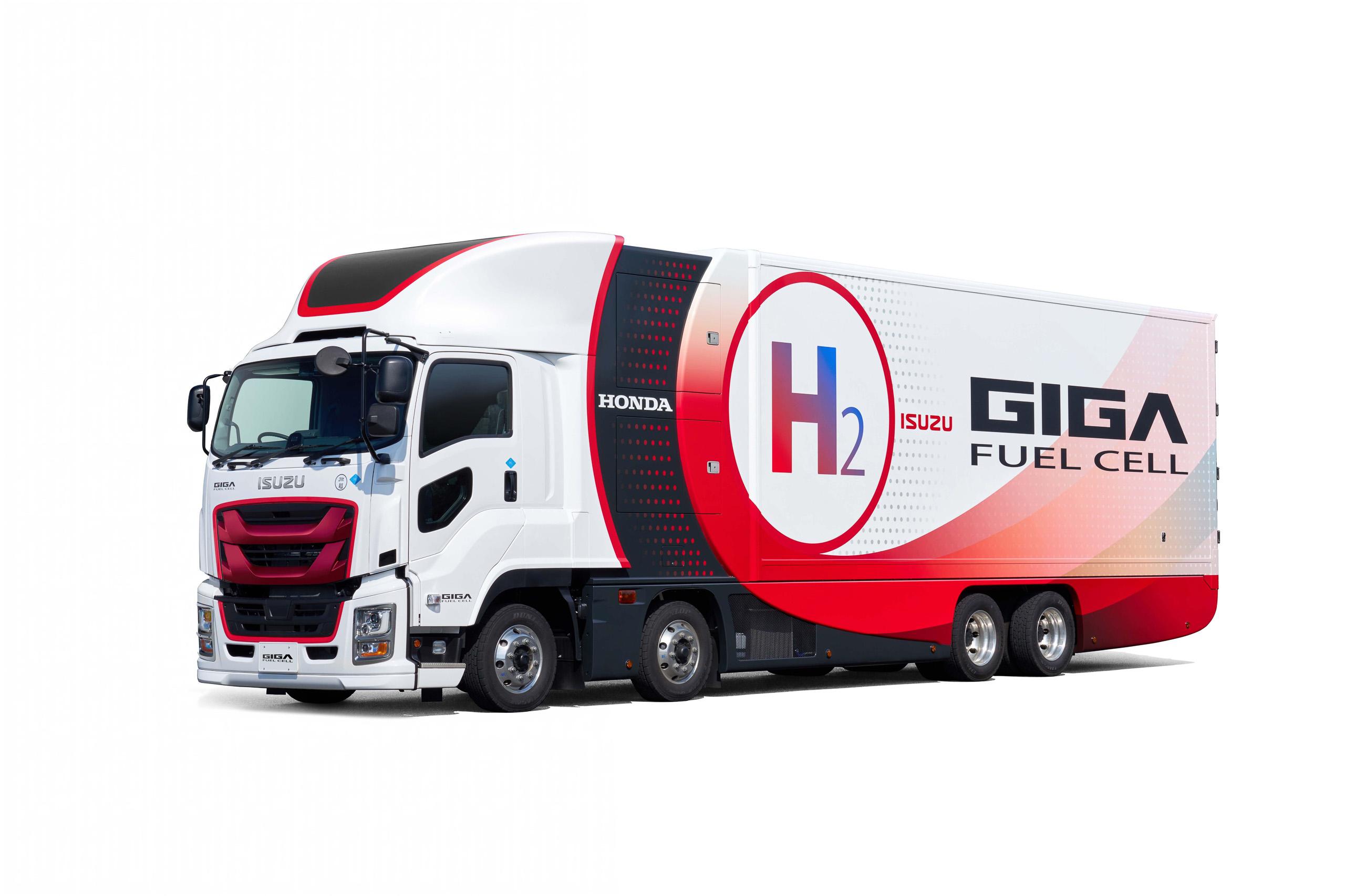 Hydrogen-powered Isuzu Giga Fuel Cell to debut at JMS 2023