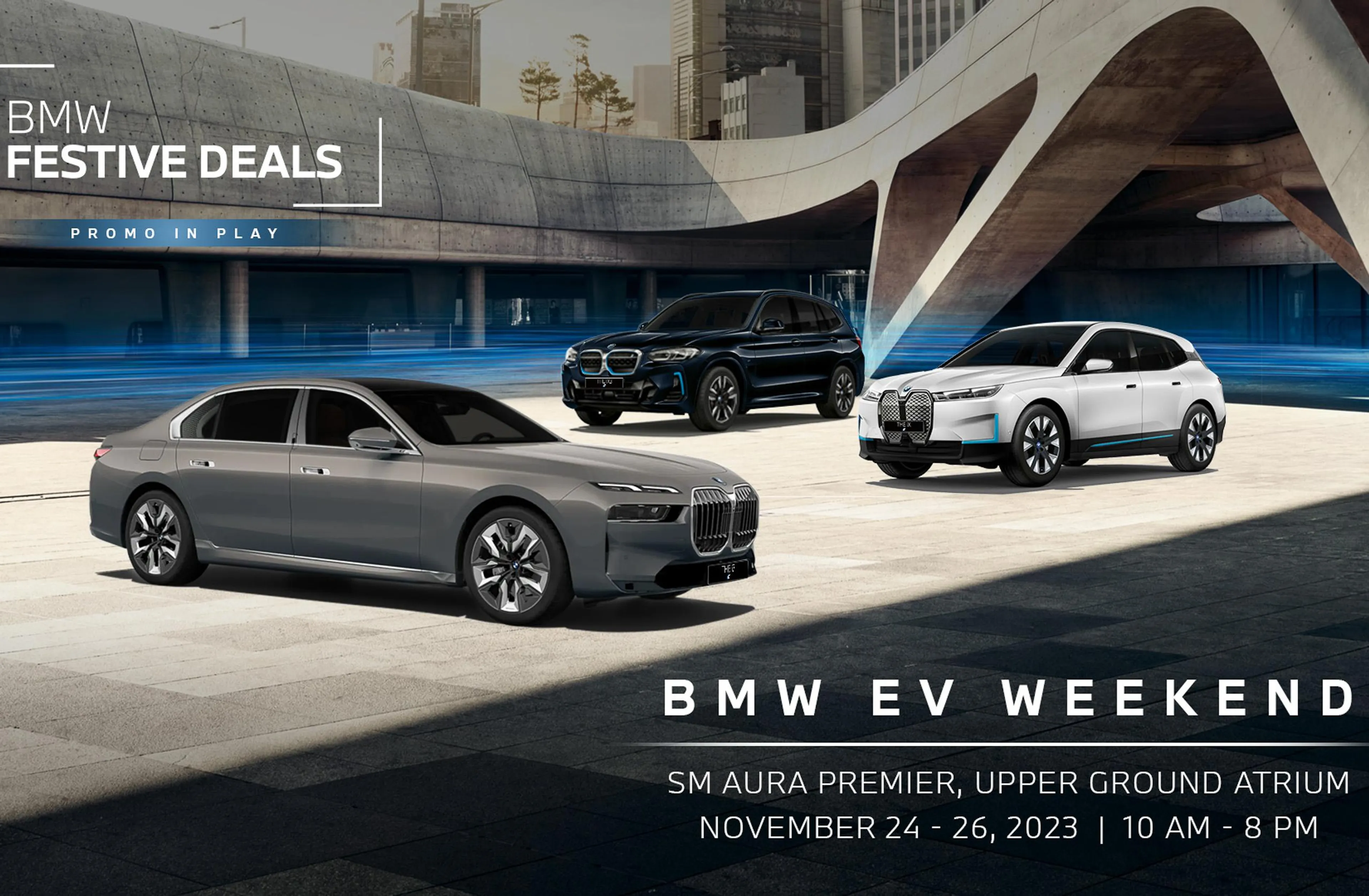 BMW PH to hold EV Weekend at SM Aura Premier Nov 24 to 26